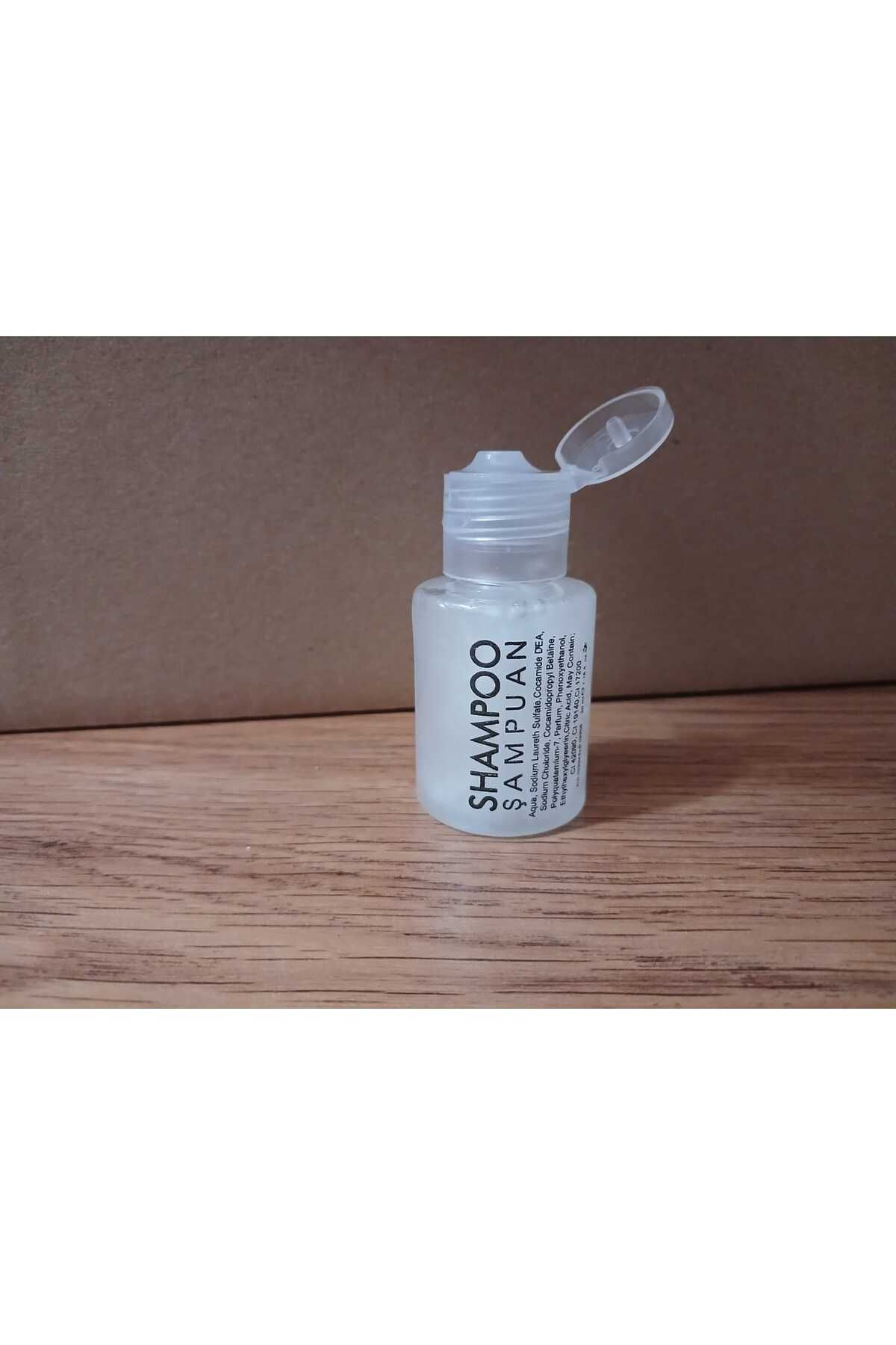 KAYAPETLASTİK Tek Kullanımlık Otel Tipi Mini Şampuan duş jeli 0,30 ML X 50 Adet. Flip-top kapaklı.