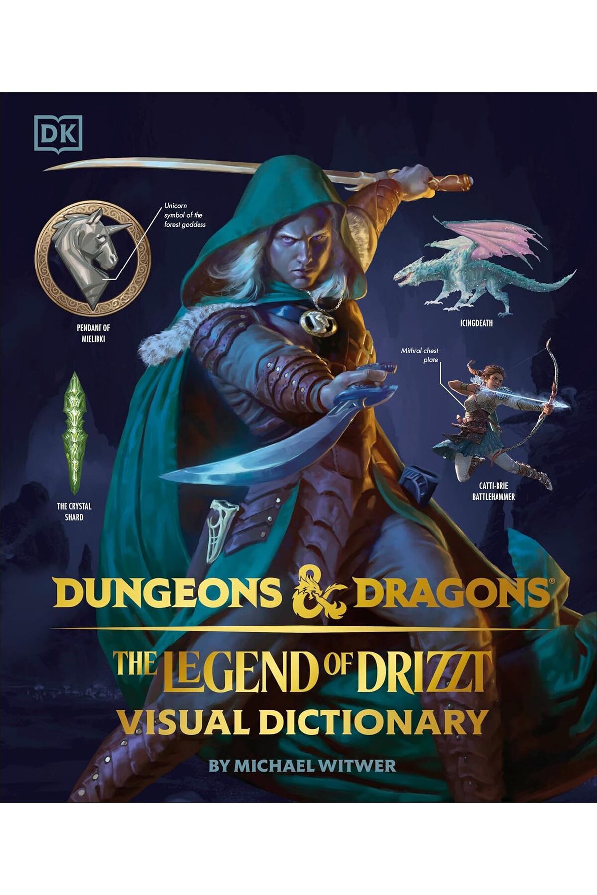 Bloomsbury Publishing Dungeons and Dragons The Legend of Drizzt Visual Dictionary (HARDCOVER)