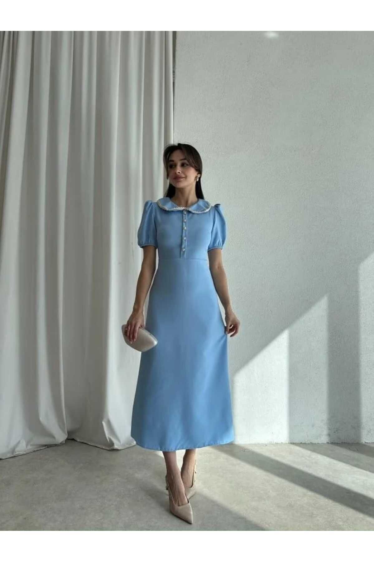 MODA DURAĞI JAROSLAV Midi Elbise