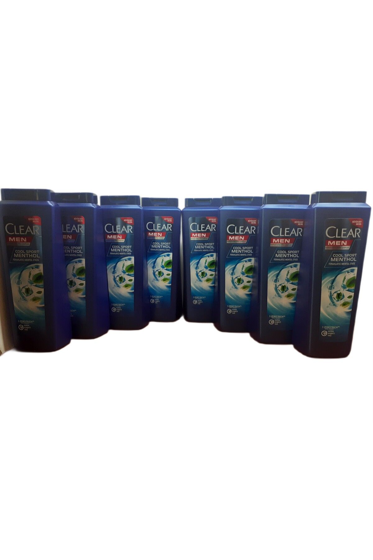 Clear COOL SPORT MENTHOL 600 ML SIVI JEL FORMÜL ŞAMPUAN X 8 ADET