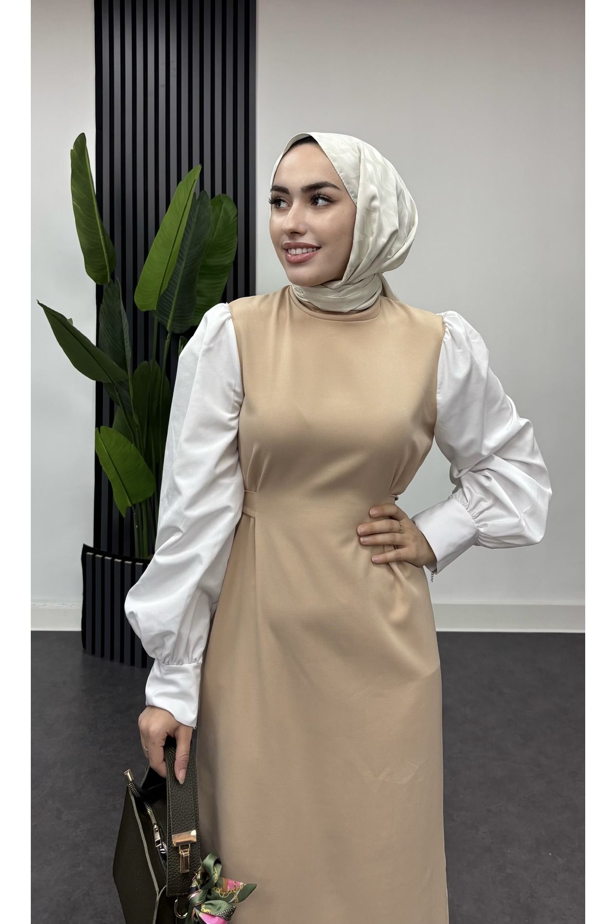 moda zeynaa Gömlek Kollu Elbise