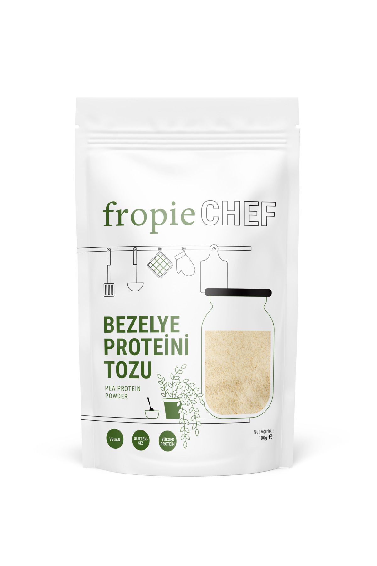 FROPİE Fropie Chef Bezelye Proteini Tozu 100g