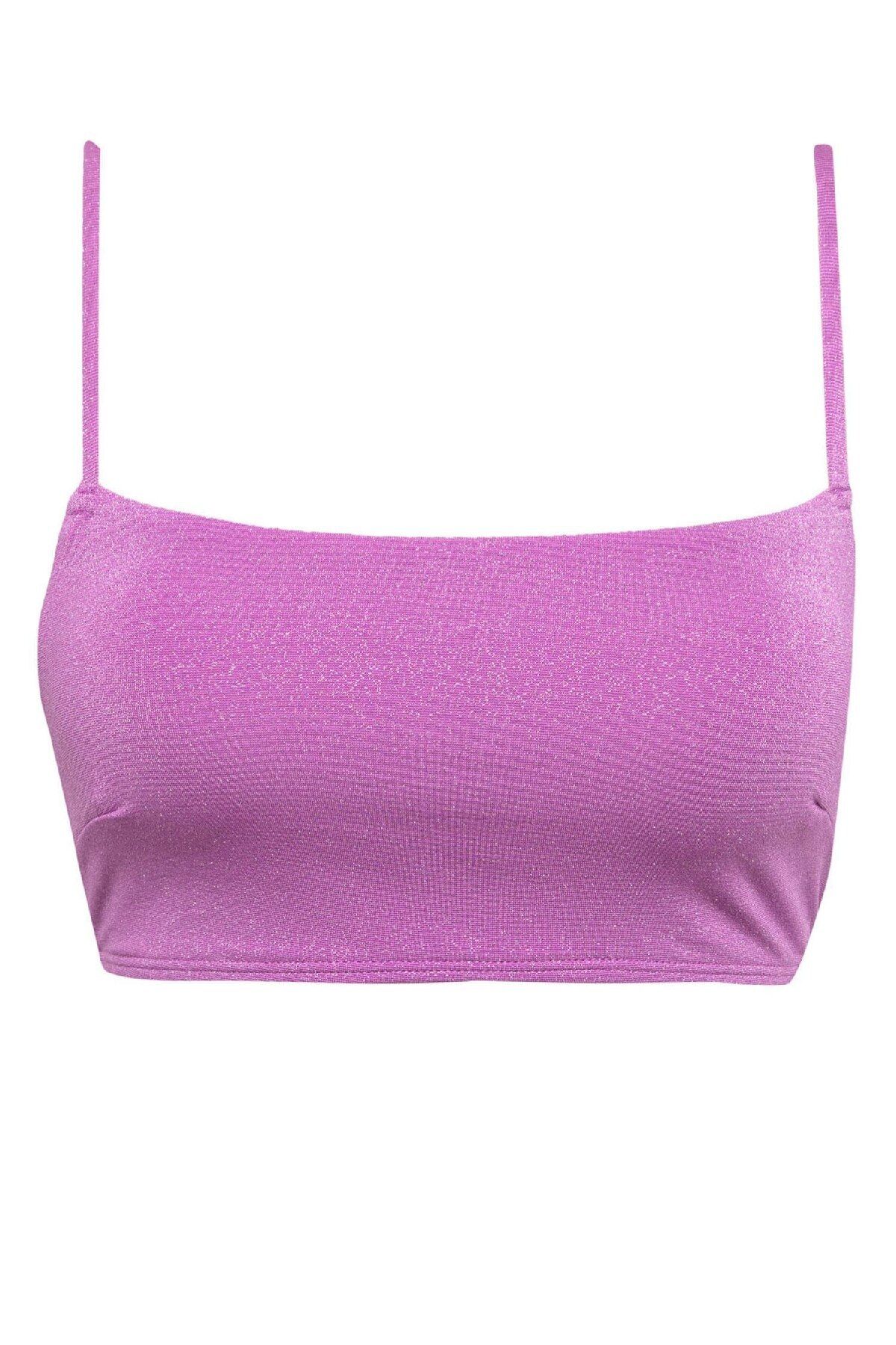 Defacto Regular Fit Parlak Kumaş Bikini Üstü-fall In Love B7475ax24sm