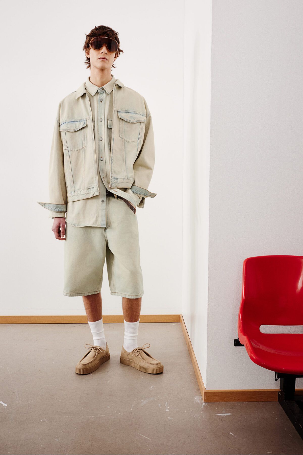 H&M Baggy Kot Şort