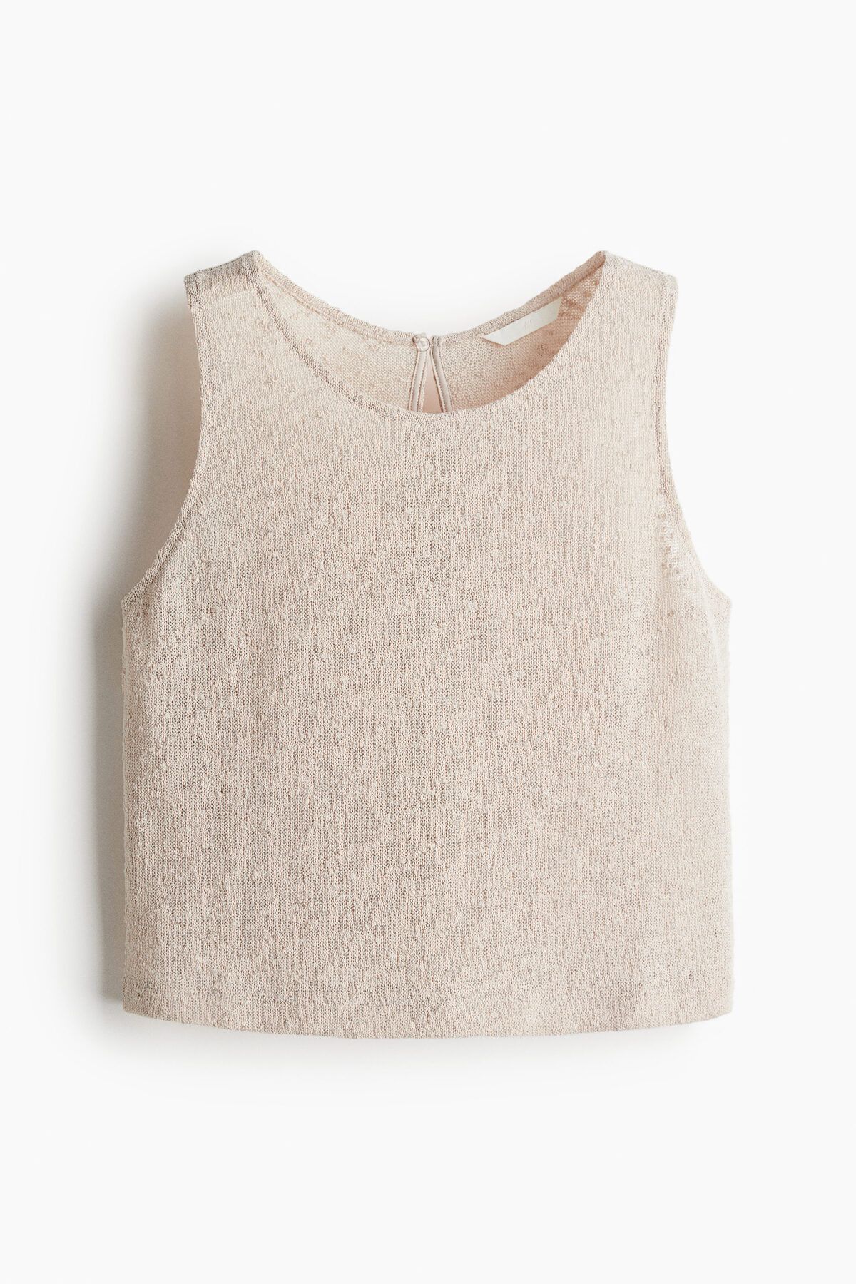 H&M Kolsuz Tekstüre Triko Üst