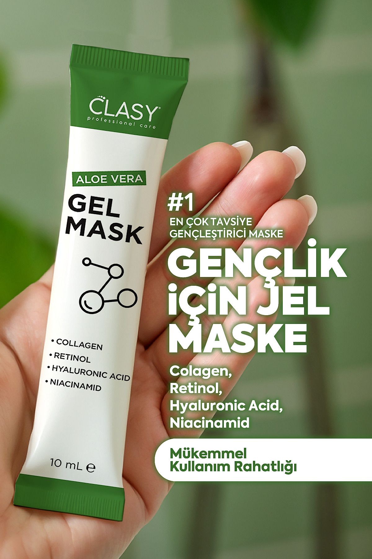 Clasy Care Aloevera Gel Mask - Gençleştirici Jel Maske