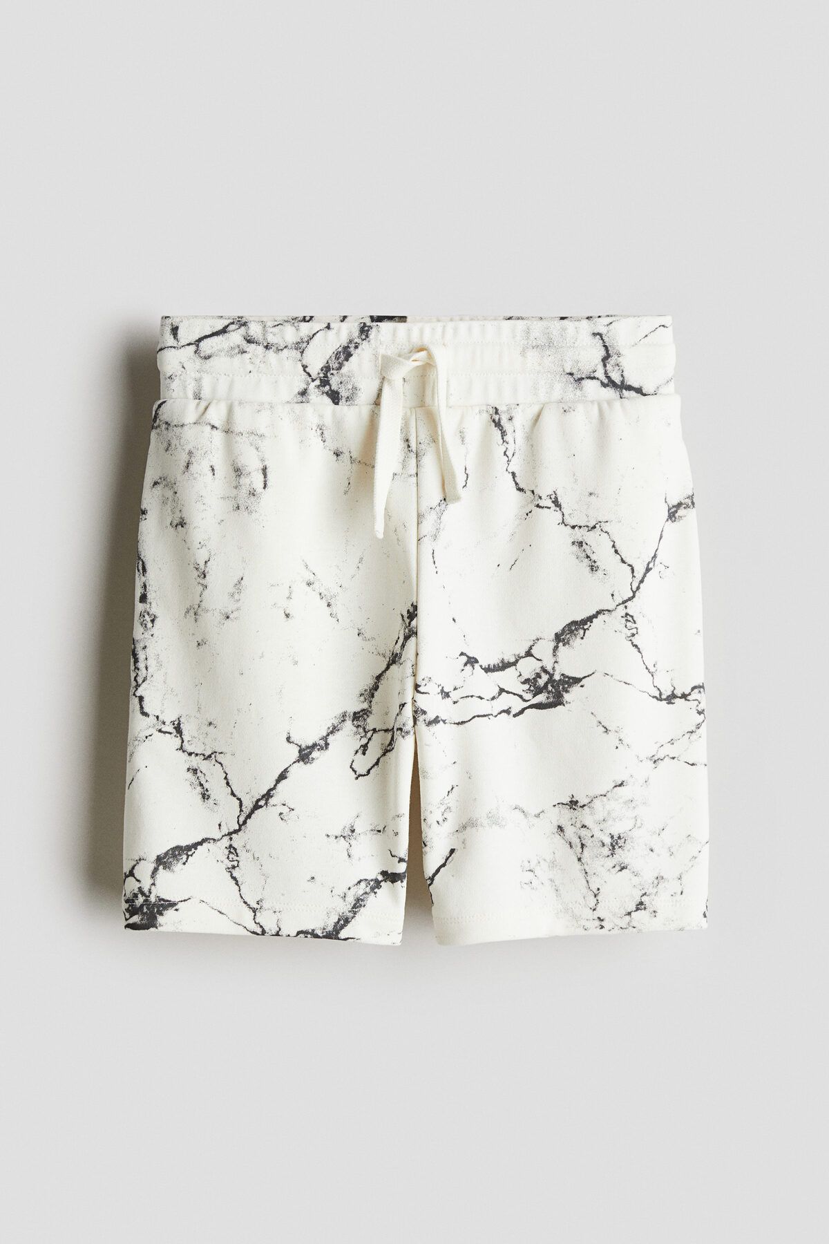 H&M Baskılı Sweatshirt Şort