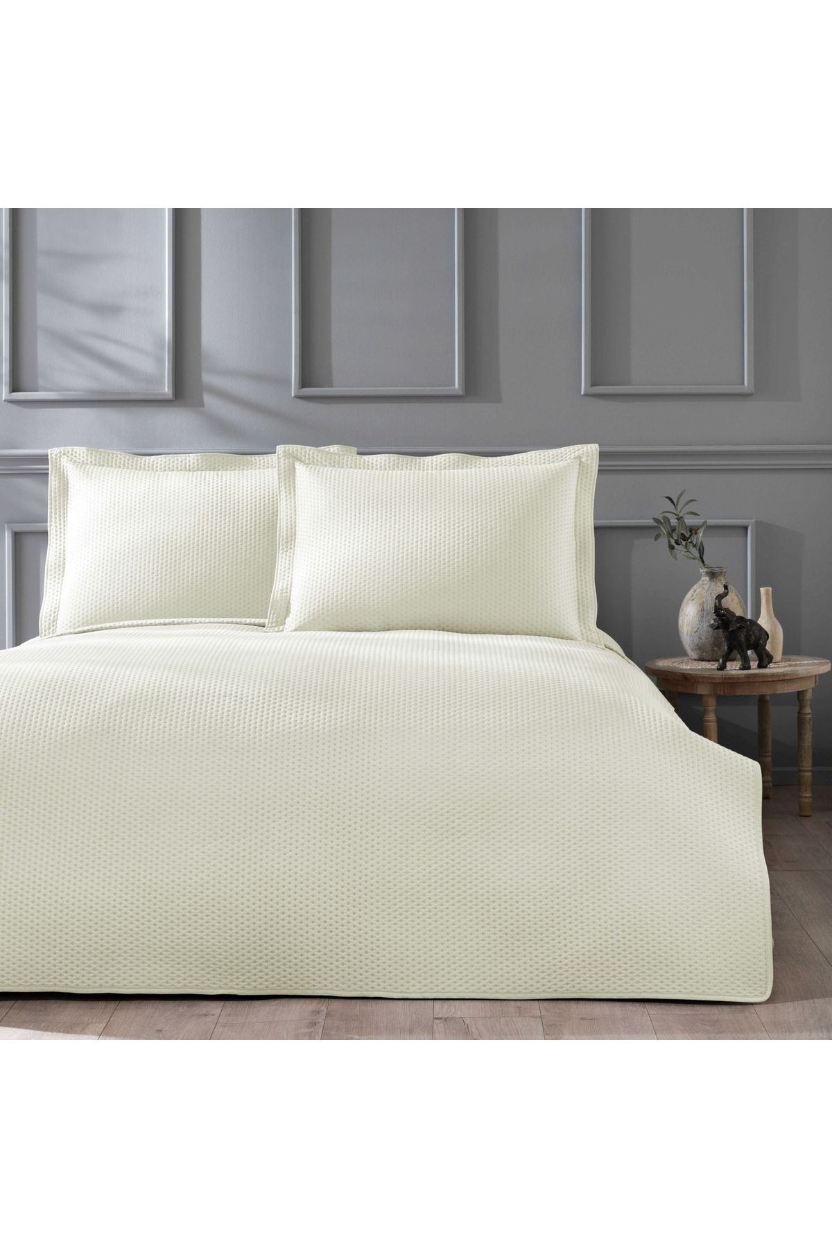 Linens Mist Tek Kişilik Yatak Örtüsü Seti Kum