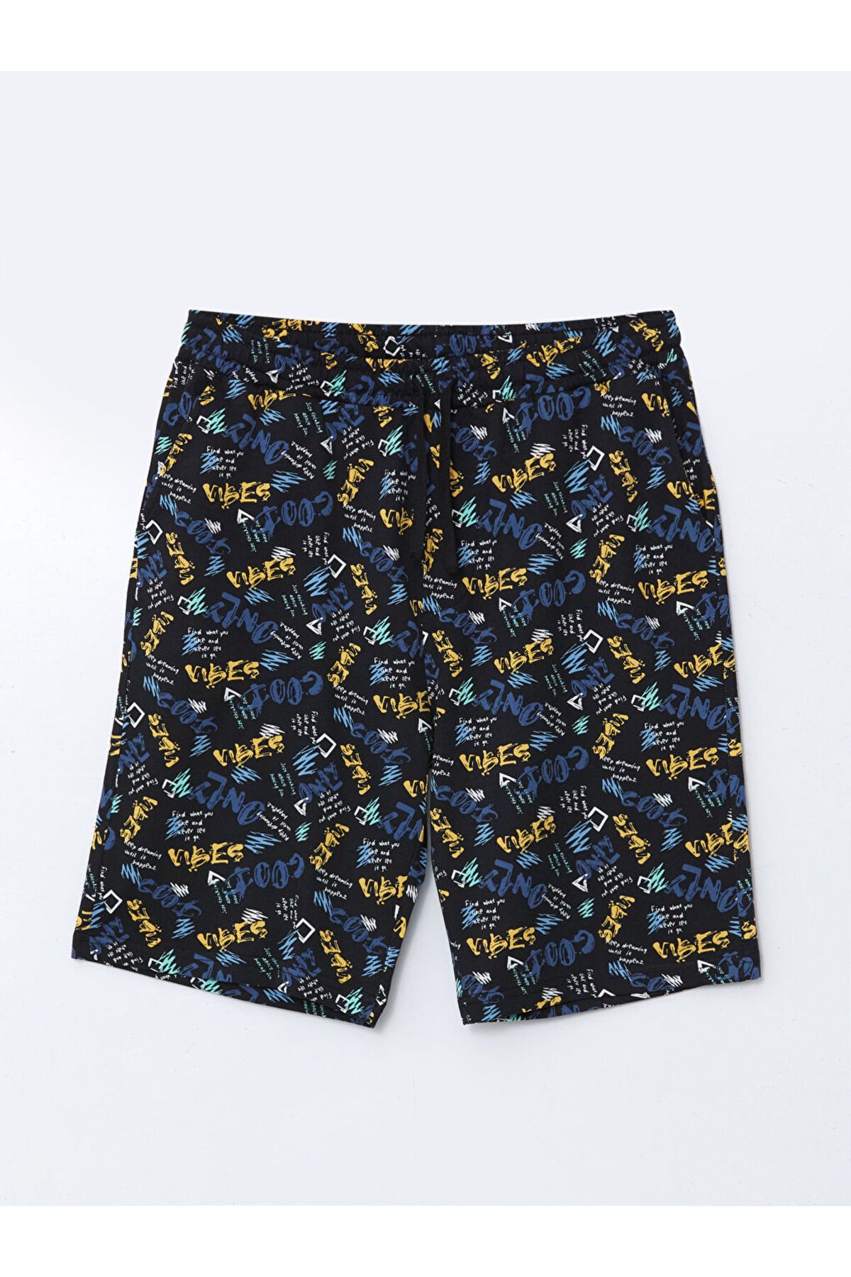 LC Waikiki Siyah Standart Kalıp Erkek Pijama Alt Şort
