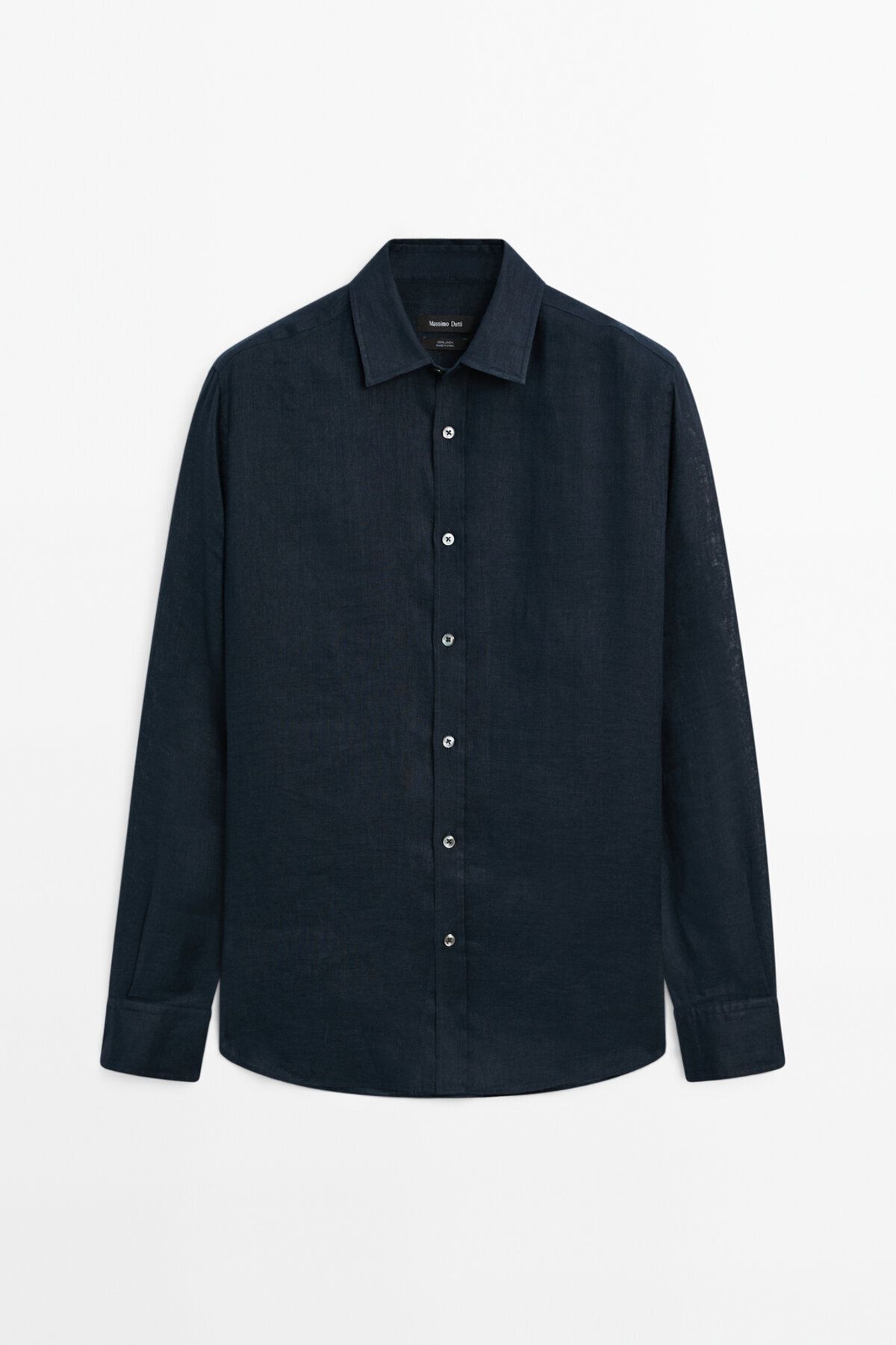 Massimo Dutti %100 Keten Regular Fit Gömlek