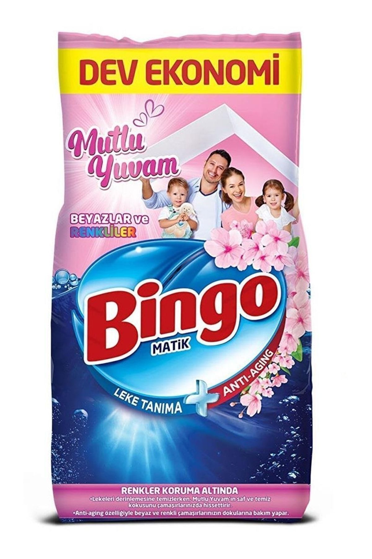Bingo Matik Mutlu Yuvam Beyazlar Ve Renkliler 8 Kg-