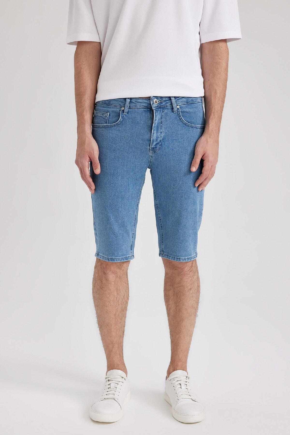 Defacto Regular Fit Jean Bermuda Şort A4805ax23sm