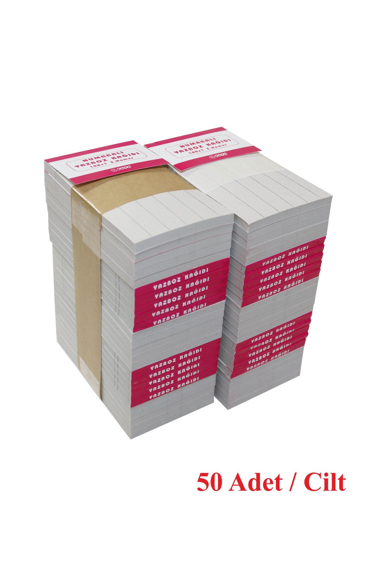 Kaya Yazboz Oyun Kağıdı 9.5x16.5 Cm 6 Haneli 3.hamur Kağıt 50 Adet / Cilt