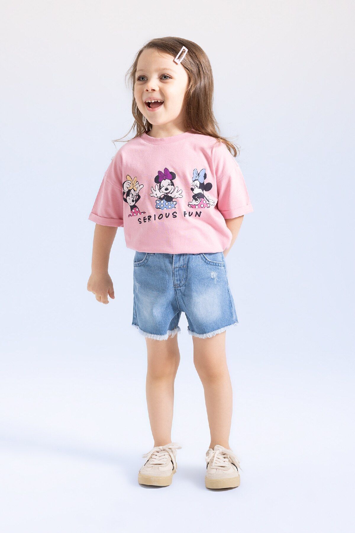 Defacto Kız Bebek Jean Şort B8152a524sm