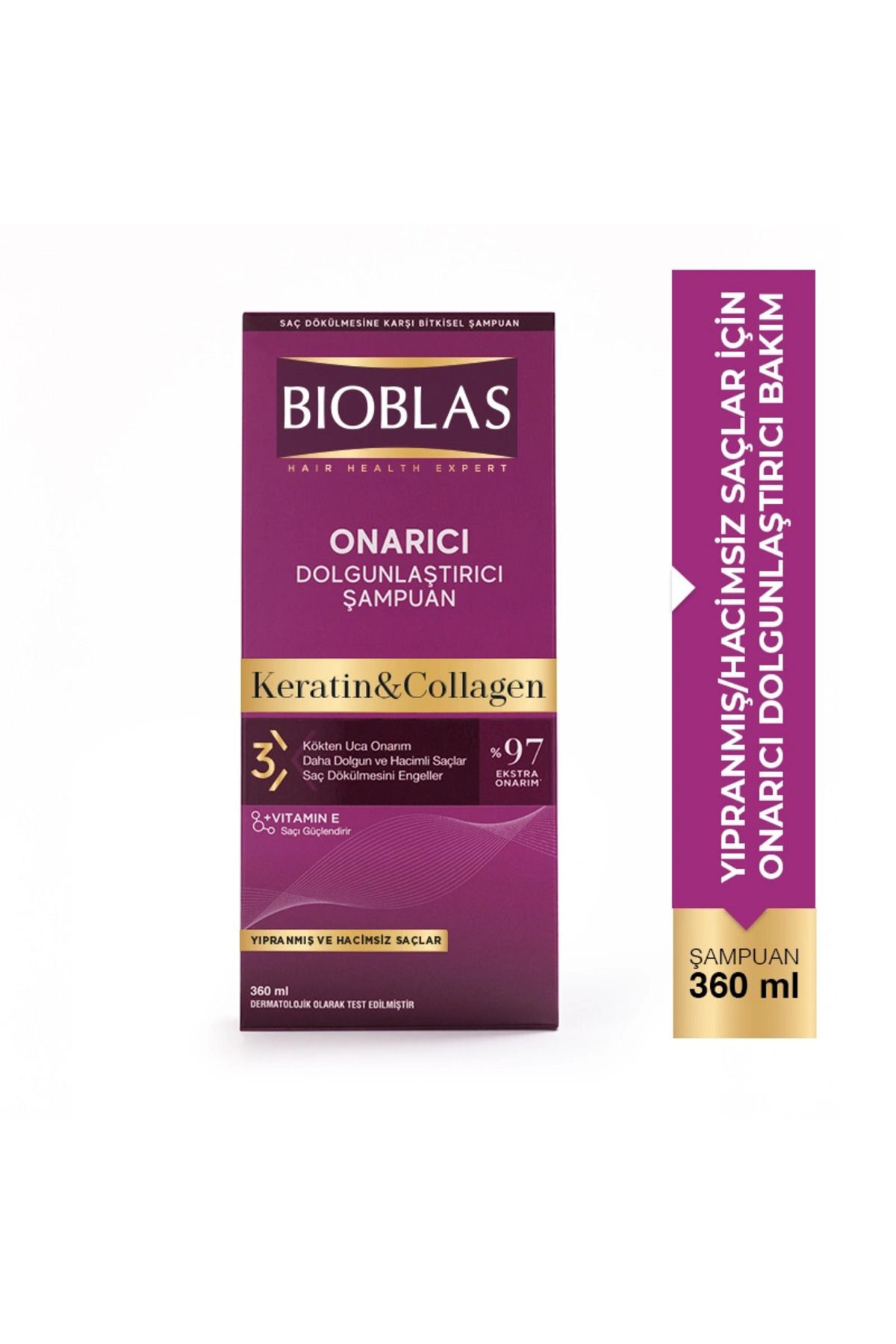 Bioblas Collagen + Keratin Şampuan Hacim 360 Ml