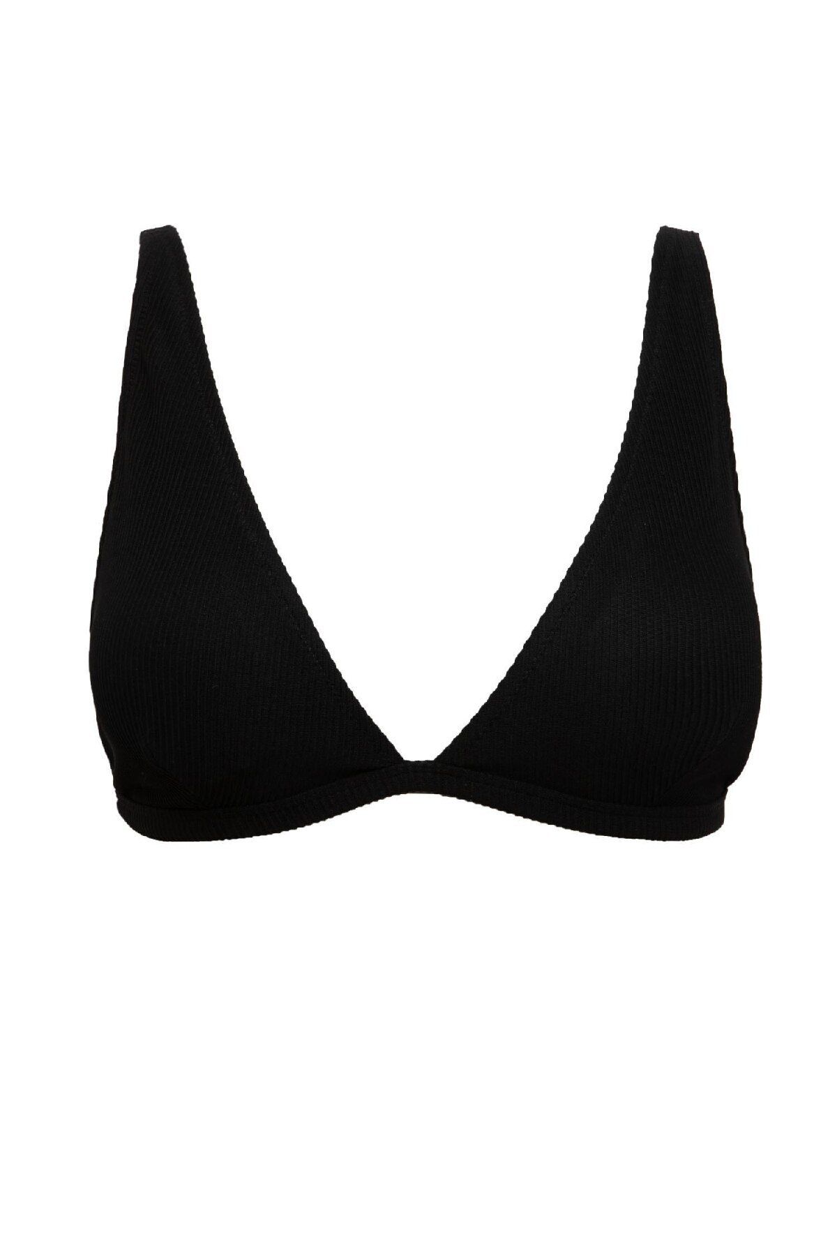 Defacto Regular Fit Ribana Basic Düz Bikini Üstü-fall In Love T5224az24sm