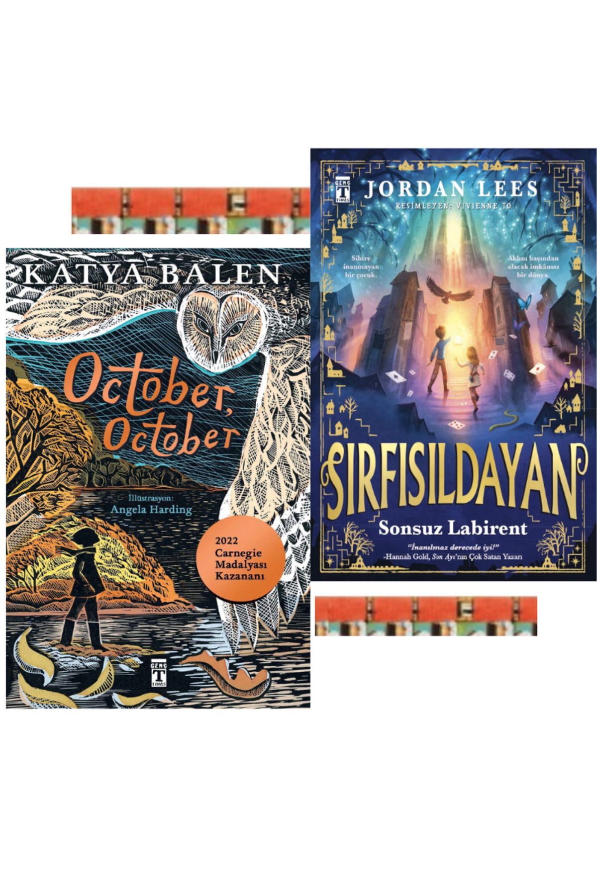 Genç Timaş 6.7.8.Sınıf-October, October (Ciltli),Sırfısıldayan- Sonsuz Labirent (Ciltli) (2kitap)