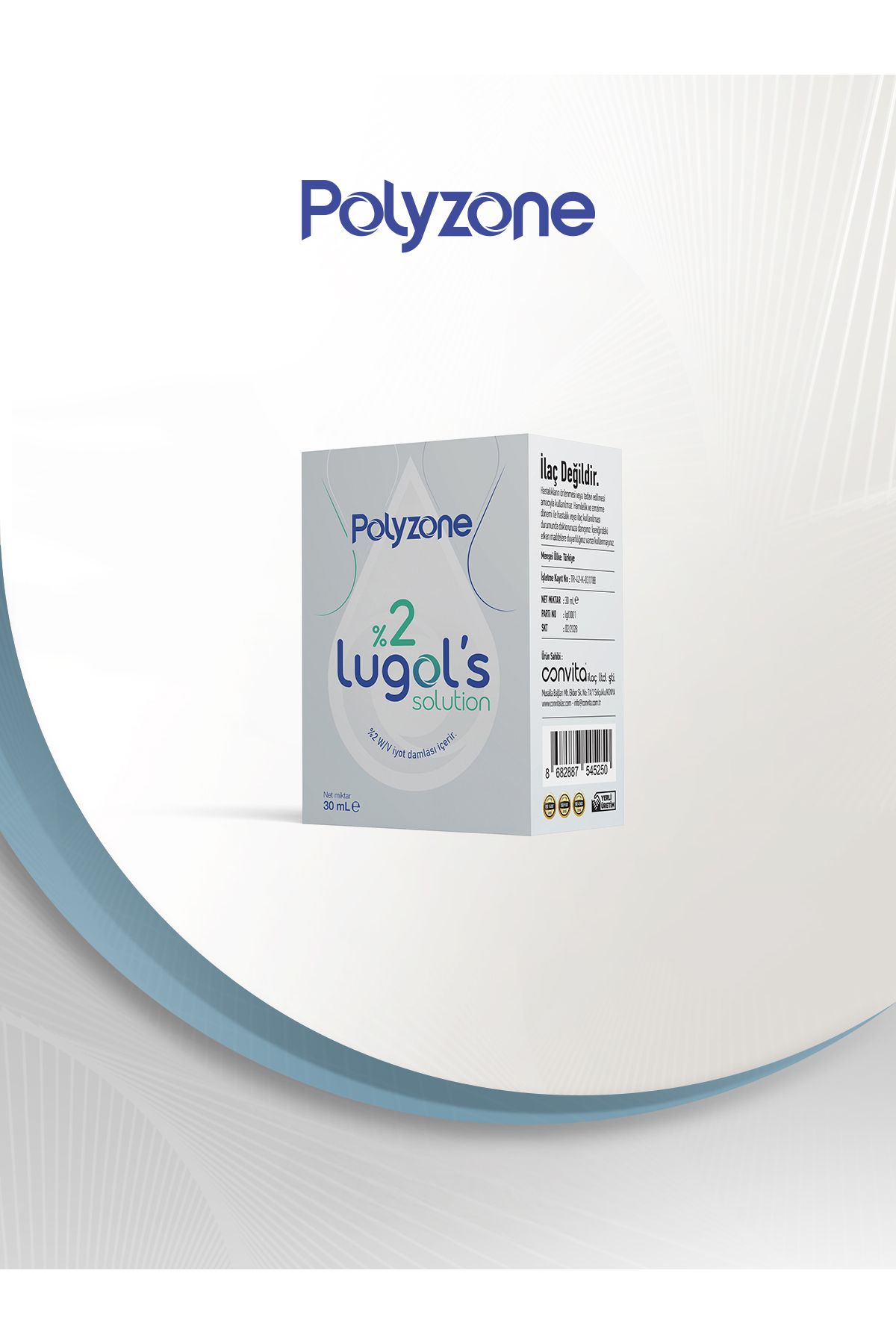 Polyzone Lugol's Solutıon %2 30 ML Polyzone