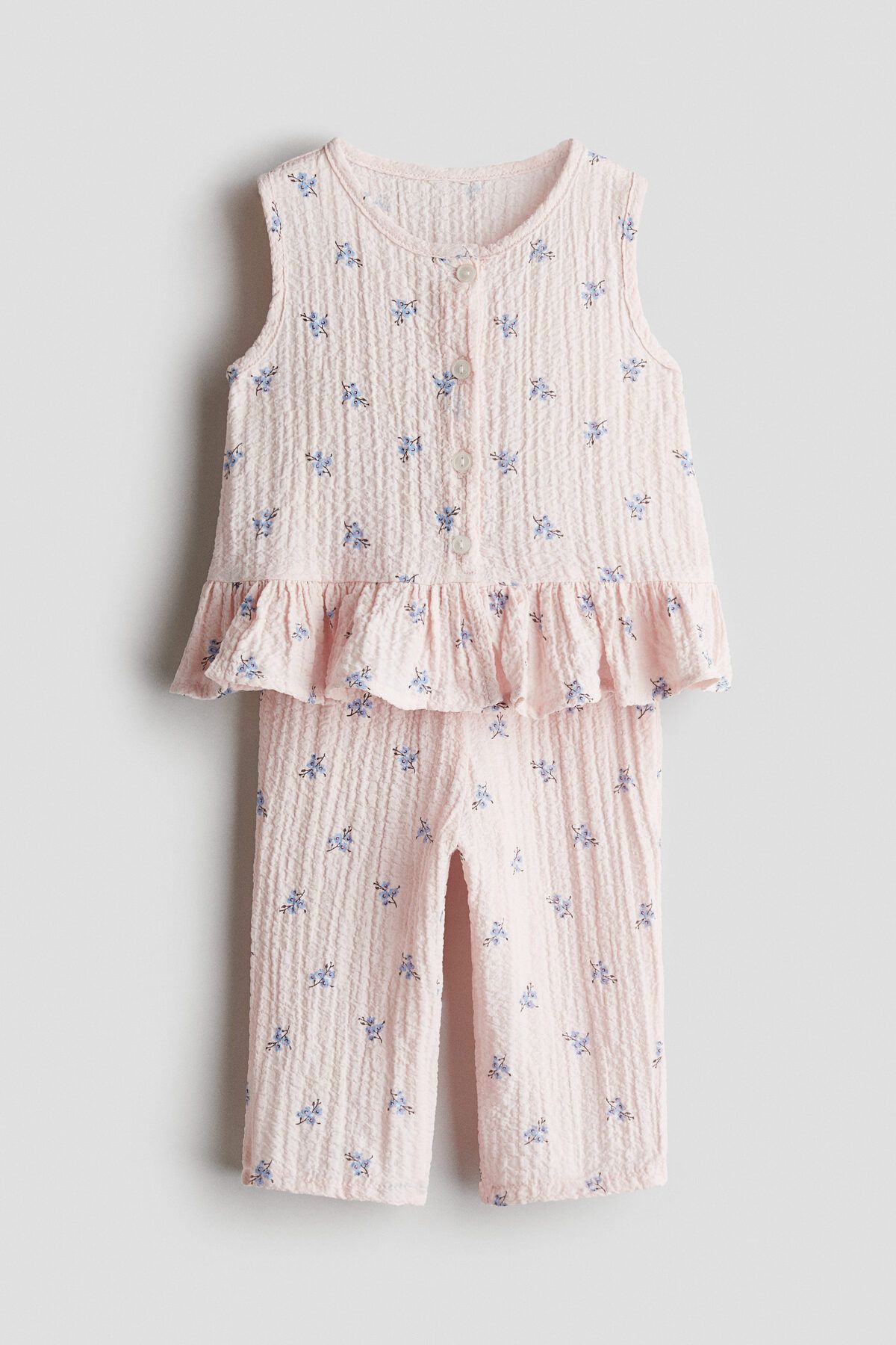 H&M 2 Parçalı Gofre Set