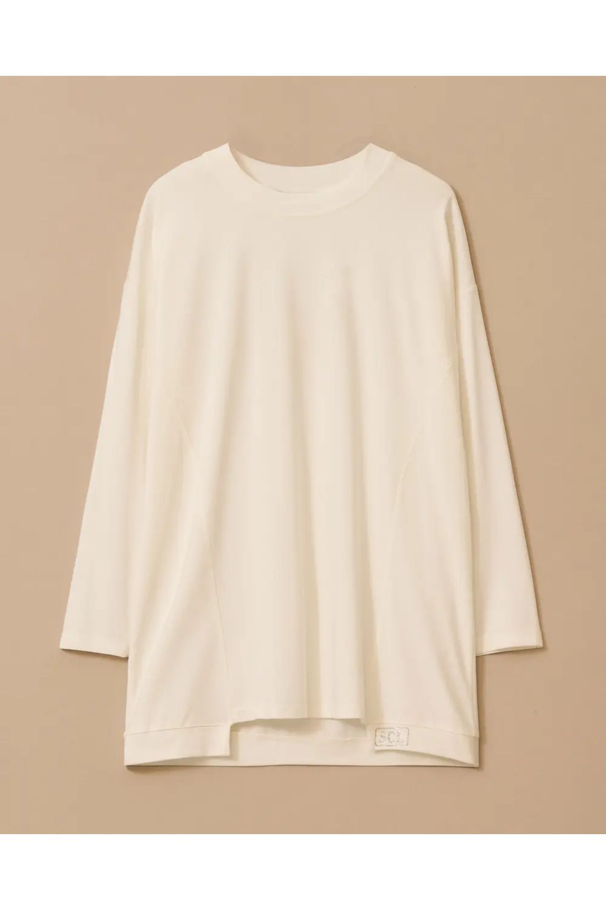 SEÇİL yuvarlak yaka basic tunik