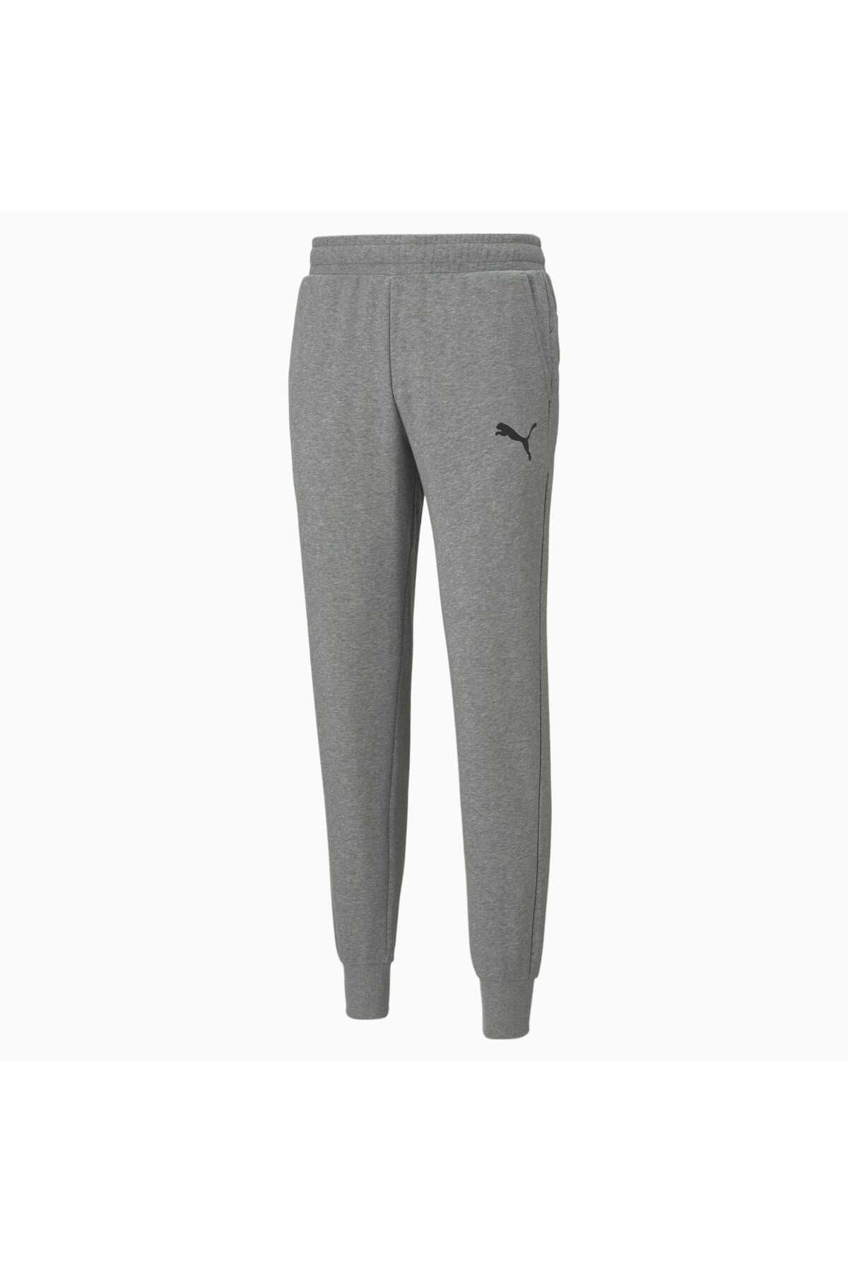 Puma Essentials Logo Gri Eşofman Altı (586716-53)