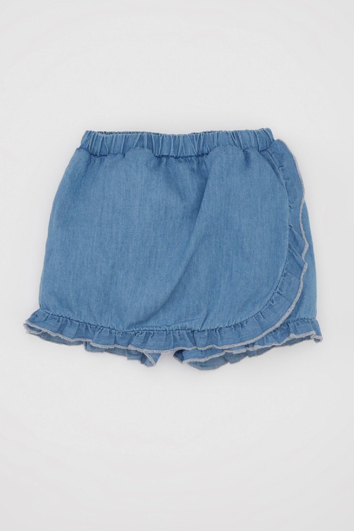 Defacto Kız Bebek Jean Şort Etek D4613A524SM