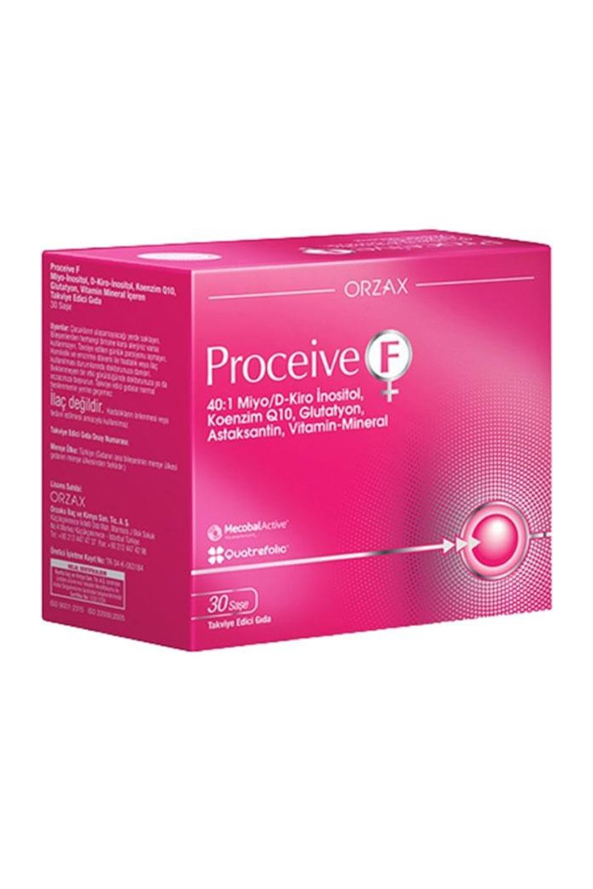 Orzax Proceive F 30 Saşe