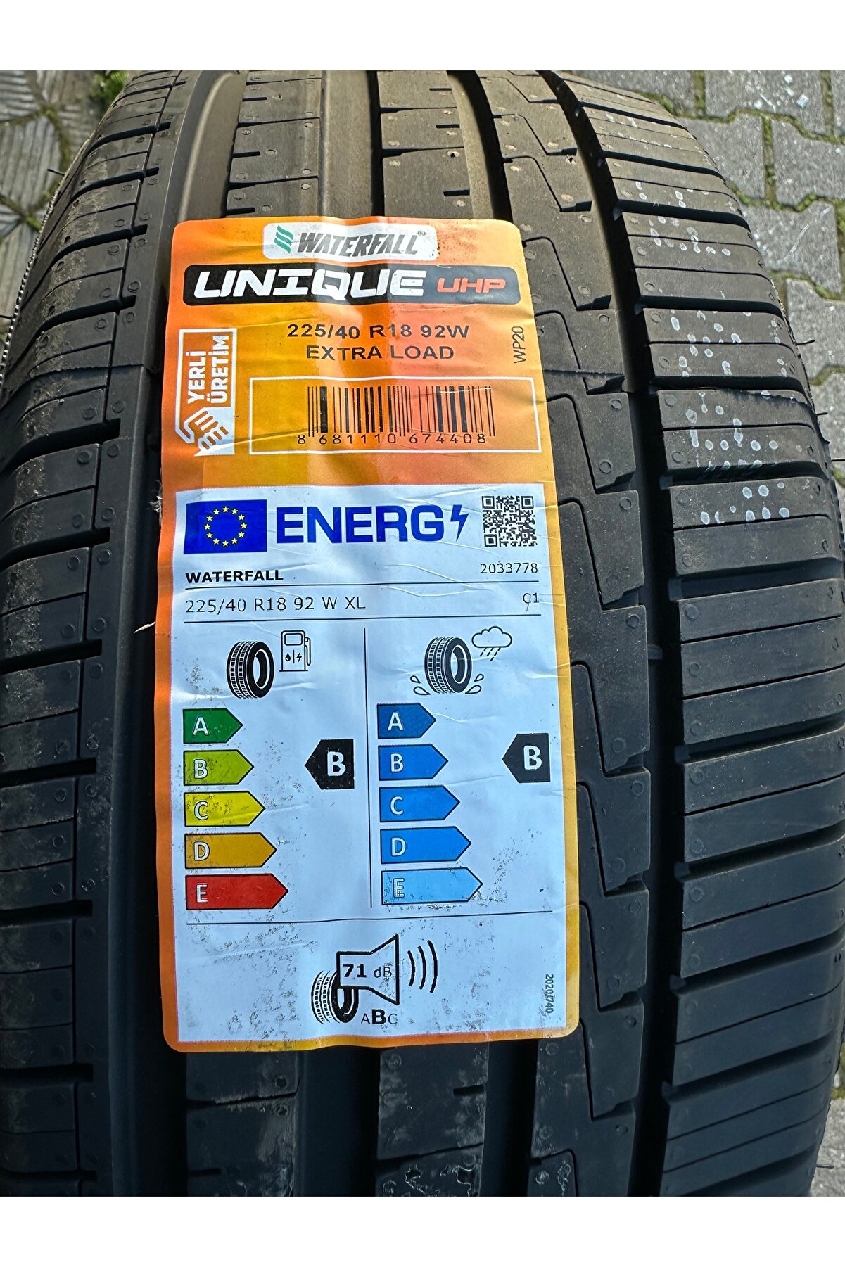 225/40R18 92W EXTRALOAD UNİQUE UHP WATERFAL (2025)