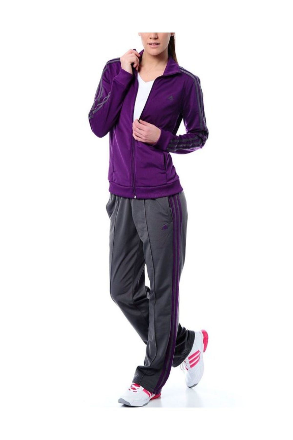 adidas D89811 Diana Suit Kadın Eşofman Takımı Mor