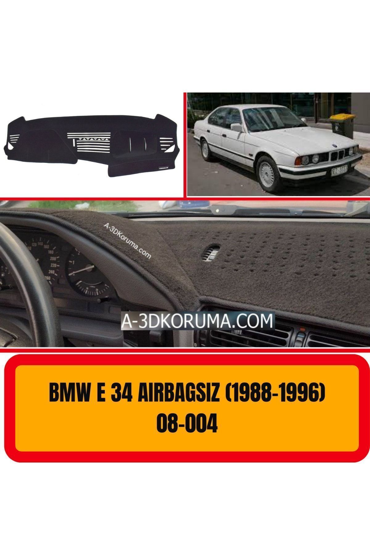 A3D TORPİDO KORUMA Bmw E34 Airbagsiz (1988-1996) Ön Gögüs Panel Torpido Koruma Koruyucu Kilifi Halisi Örtüsü Yedek