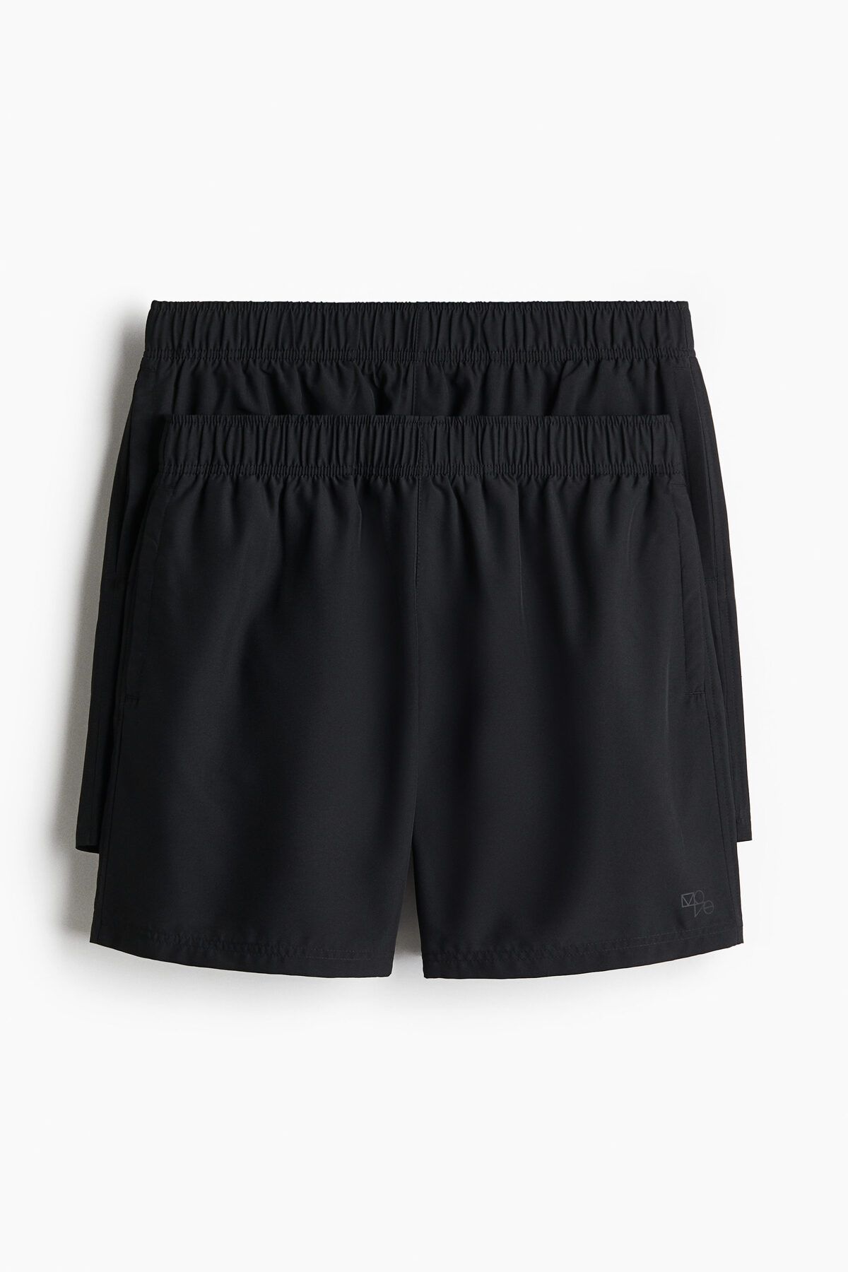 H&M 2'li Orta Uzunlukta Spor Şortu DryMove™