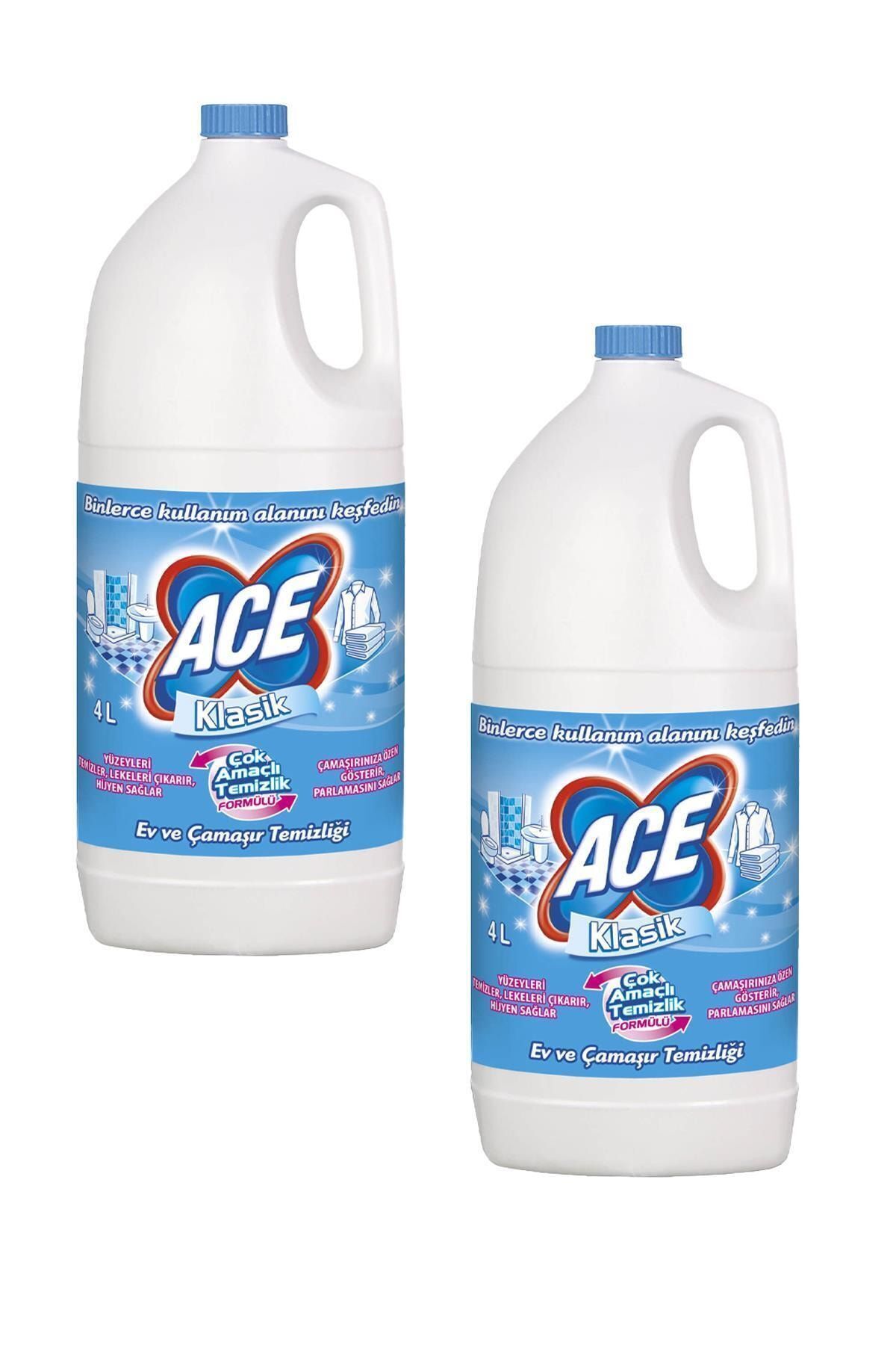ACE Çamaşır Suyu Normal 4l X2 Adet
