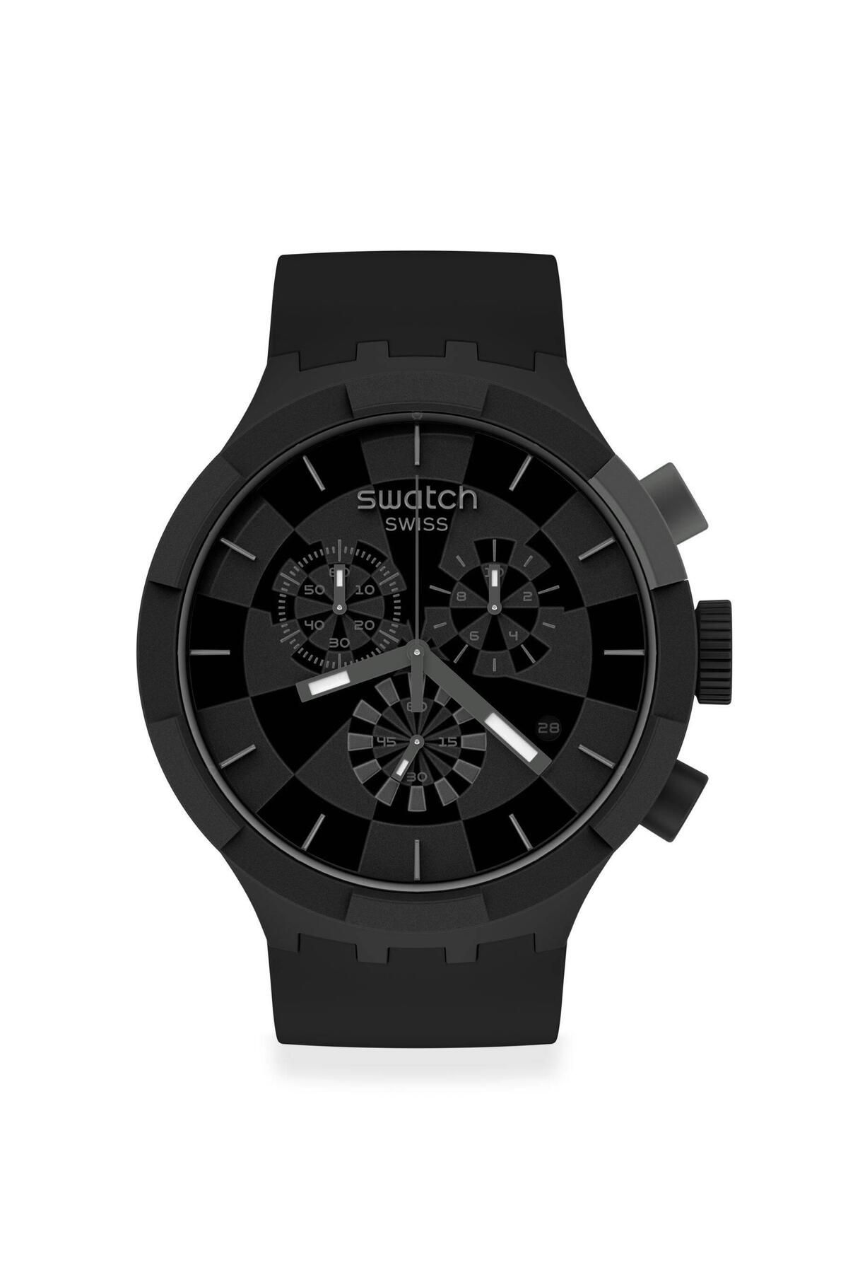 Swatch Sb02b400 Erkek Kol Saati Checkpoınt Black