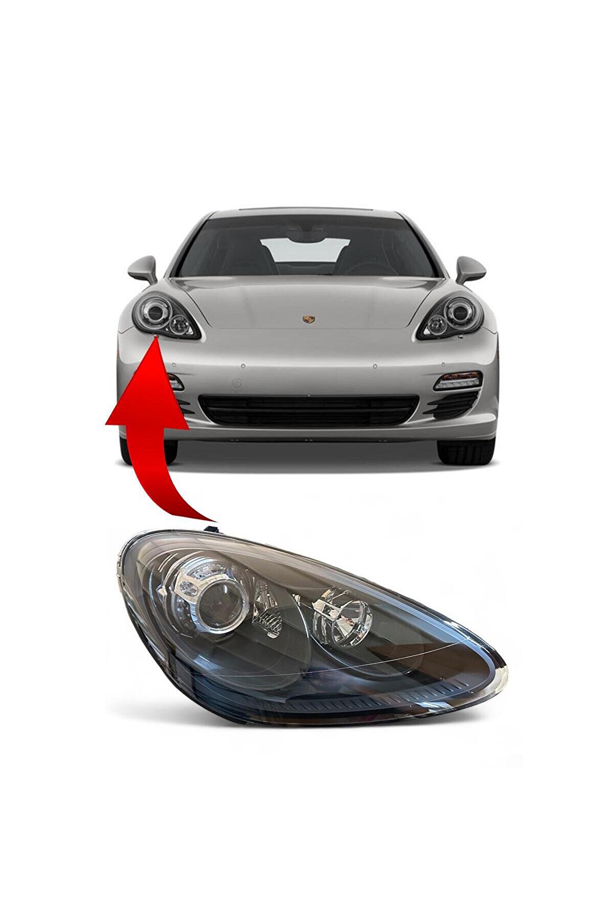Porsche Panamera Ön Far Komple Sağ AFS86LED 2011-2014 95863128402