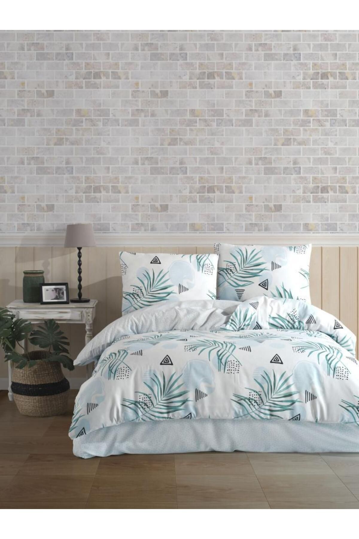 HOME DESIGN Palm Tek Kişilik Nevresim Takımı