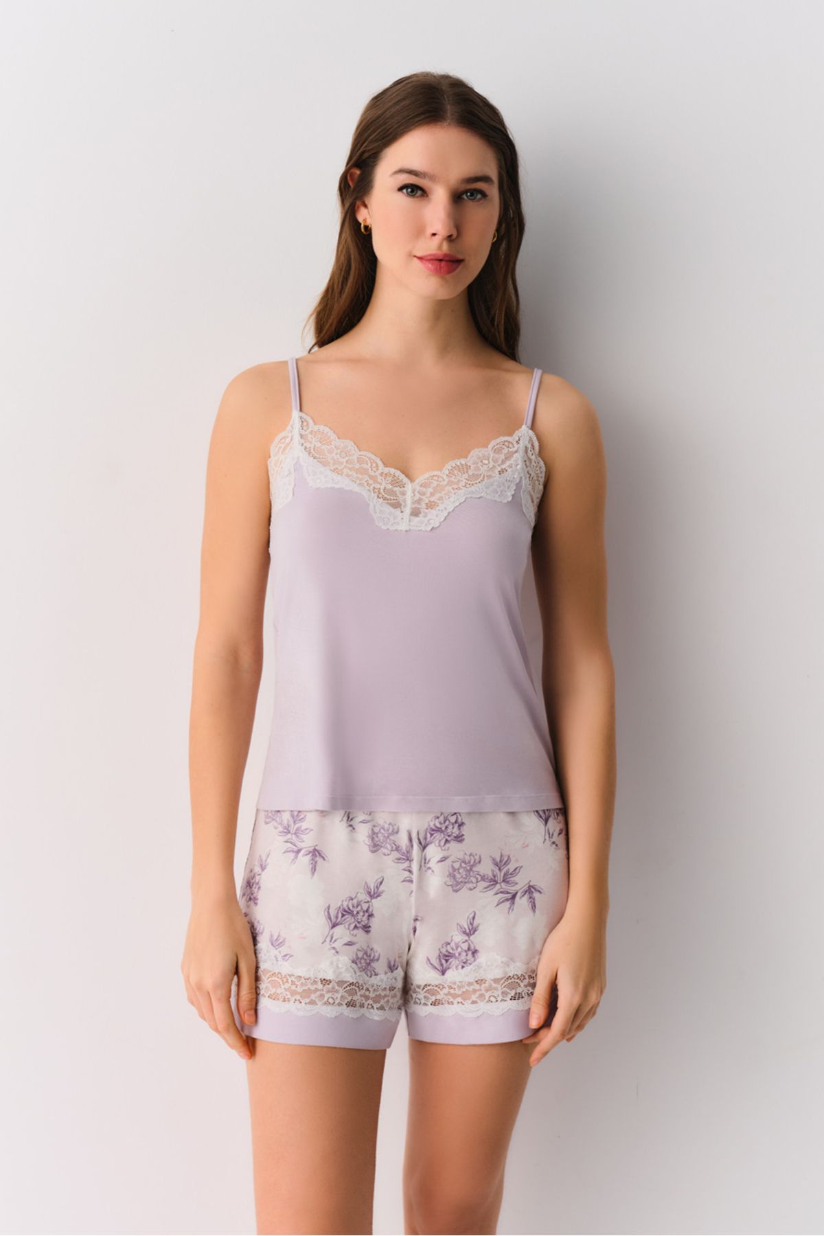 Suwen Lenora Şort Pijama Takımı