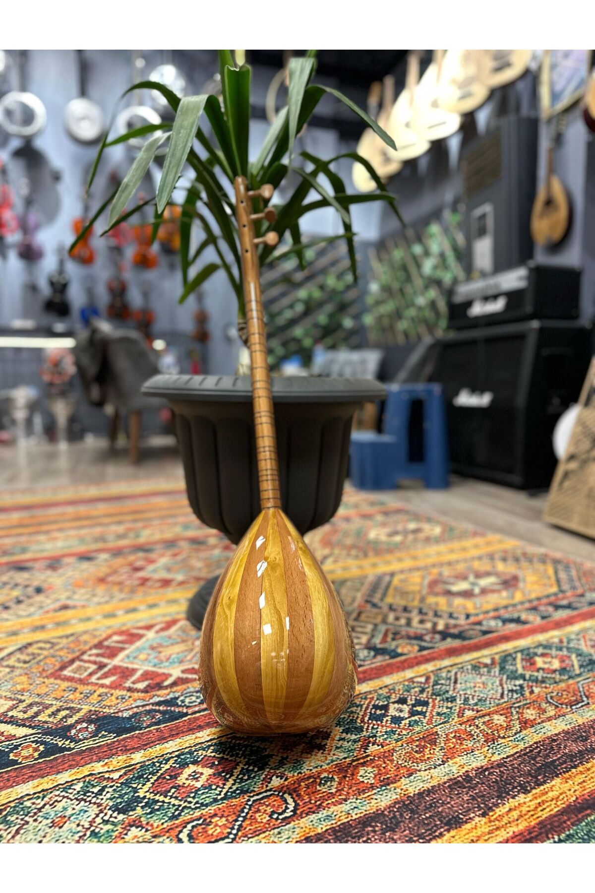 Sazhane Cura Uzun Sap Ihlamur Tekne Bağlama
