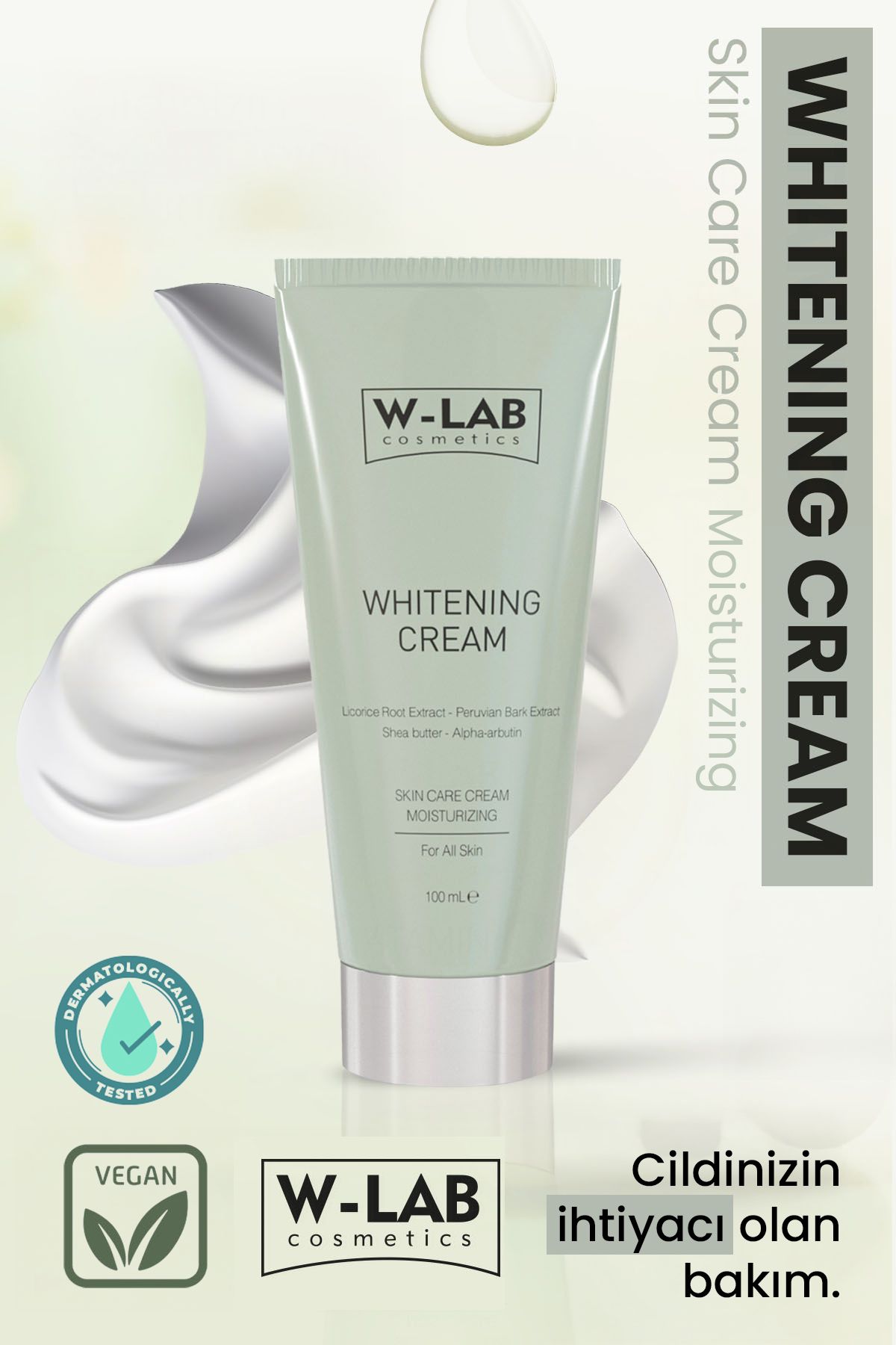 W-Lab Kozmetik Beyazlatıcı ve Leke Kremi 100 ml.