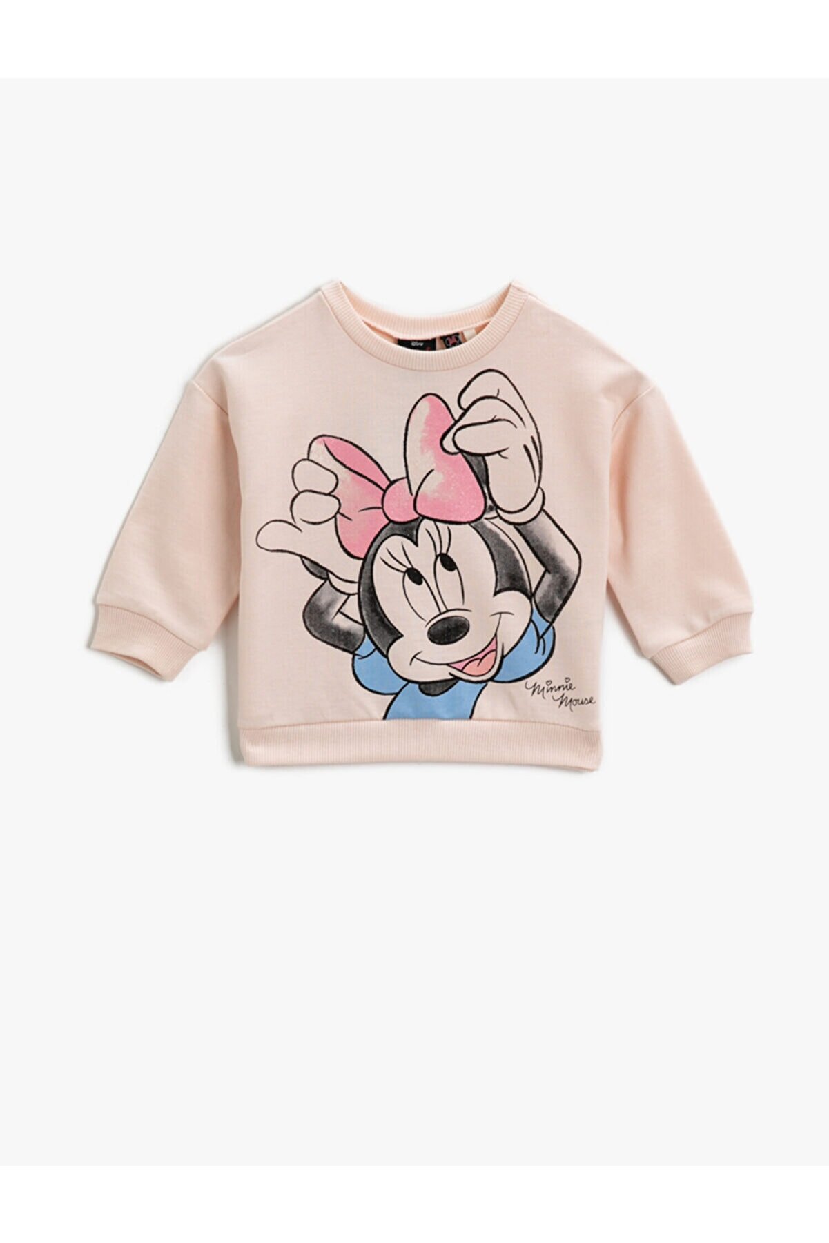 Koton Mickey Mouse Baskılı Lisanslı Sweatshirt Pamuklu