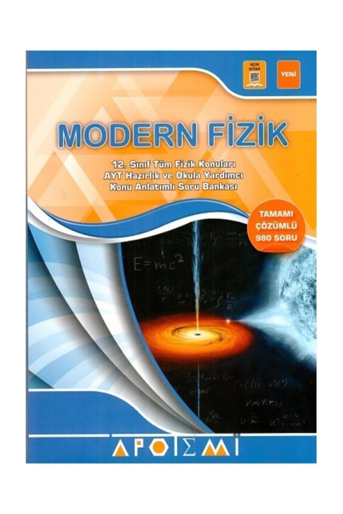 Apotemi Yayınları Modern Fizik Tamamı Çözümlü Konu Anlatımlı Soru Bankası