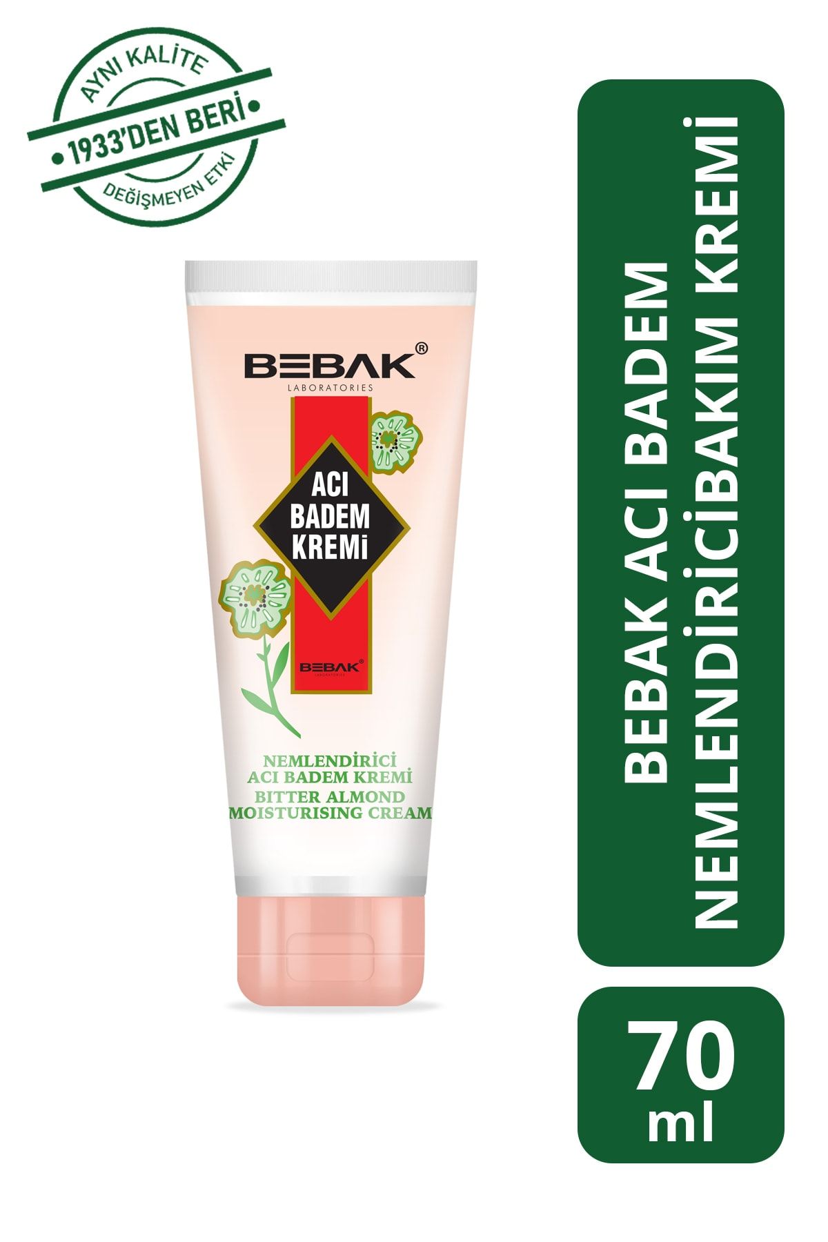 Bebak Acı Badem El Vücut Bakım Kremi 70 ml