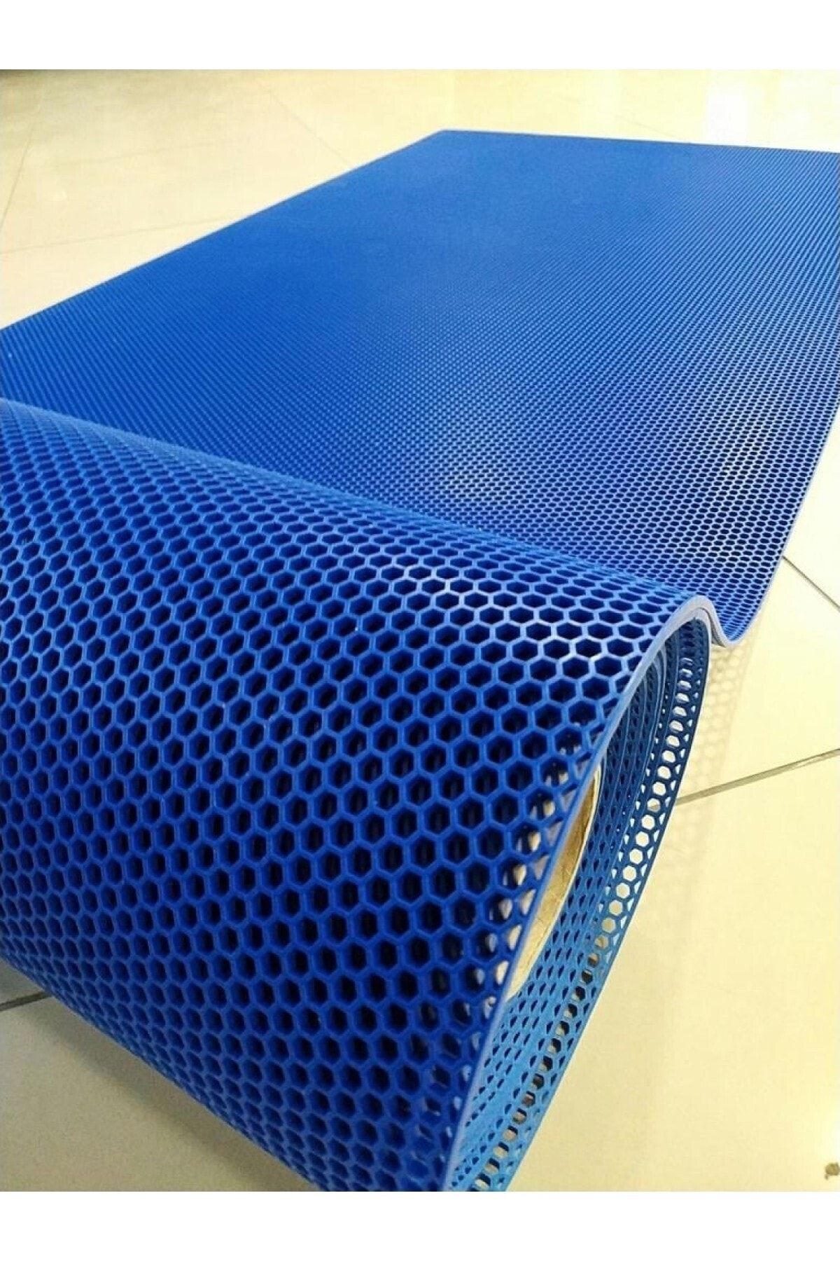 Edoplast 120cm X 10mt Mavi Zmat Kaydırmaz Havuz Kenarı Paspası Yolluk Kaymaz Taban