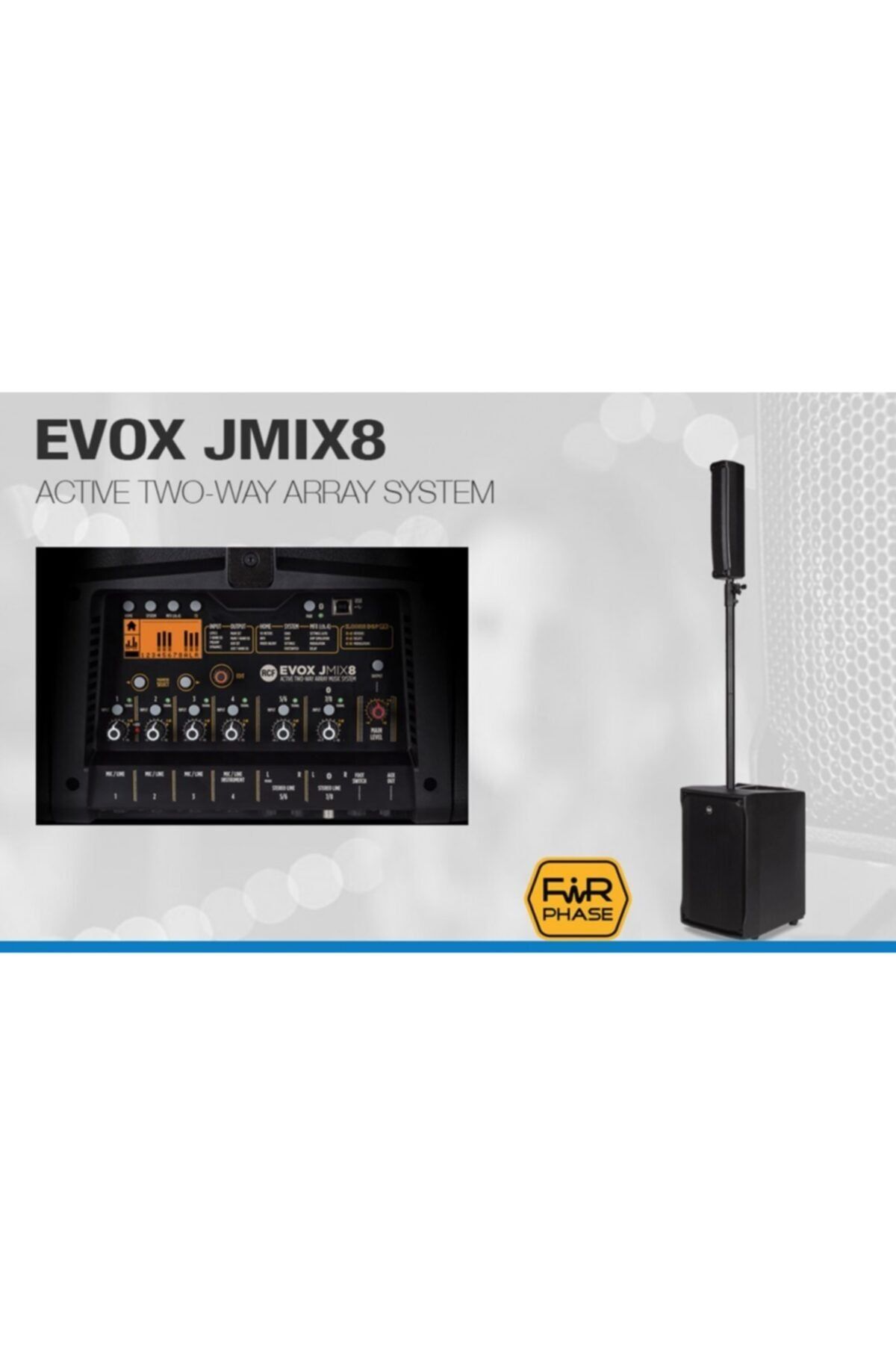 Rcf Evox Jmix8 Portatif Ses Sistemi