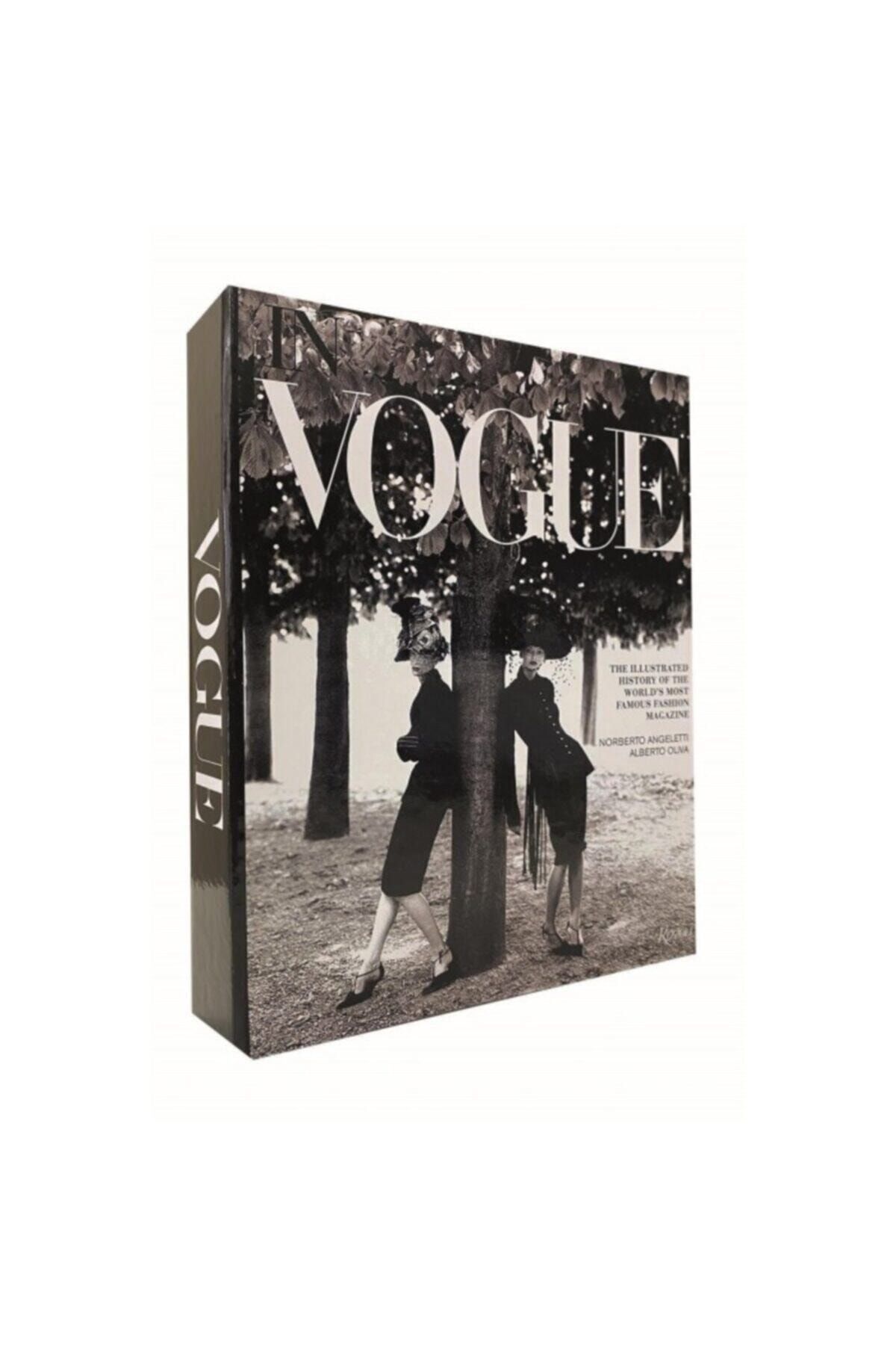 DE HOME Vogue Fashion Tree Dekoratif Kitap Kutu