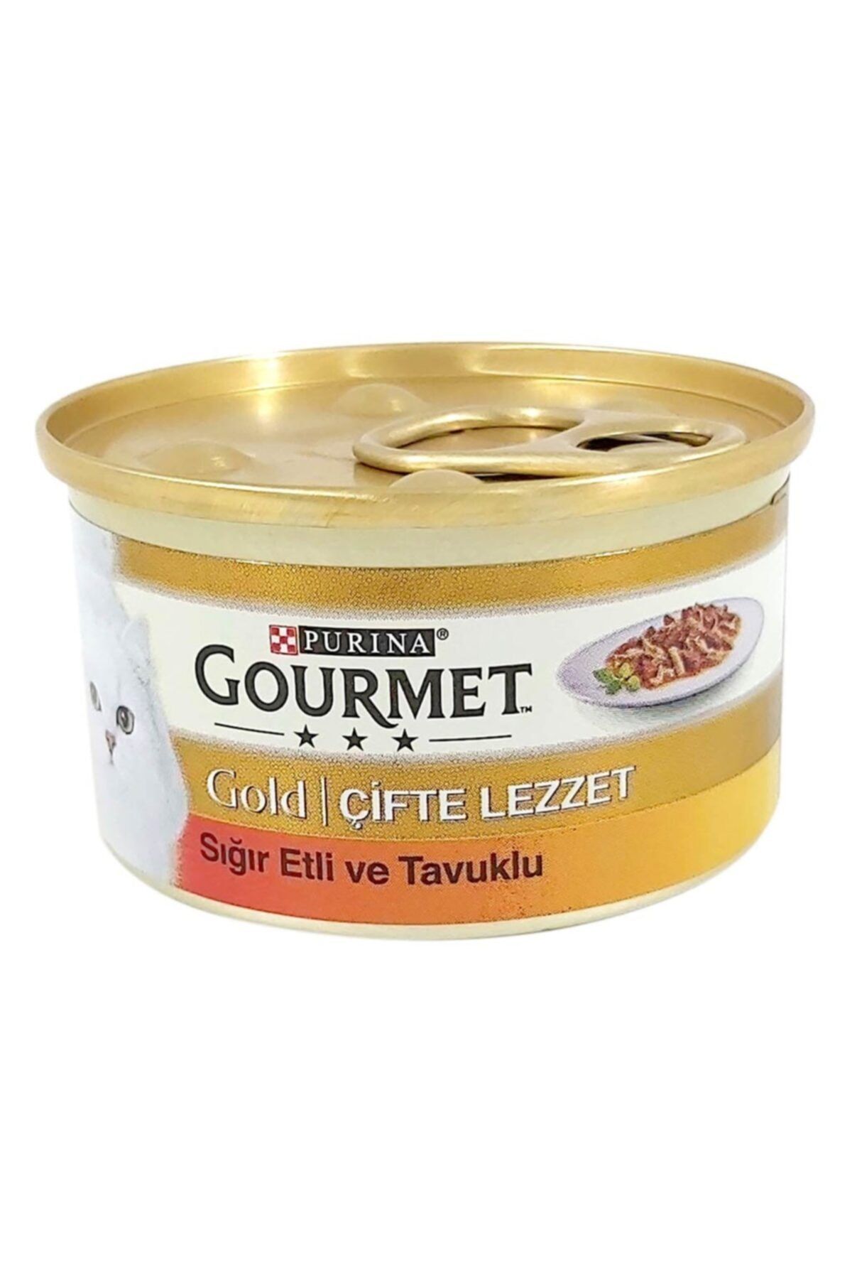 Pro Plan Gourmet Royal Gold Sığır Etli Ve Tavuklu Konserve Kedi Maması Çifte Lezzet 85 G