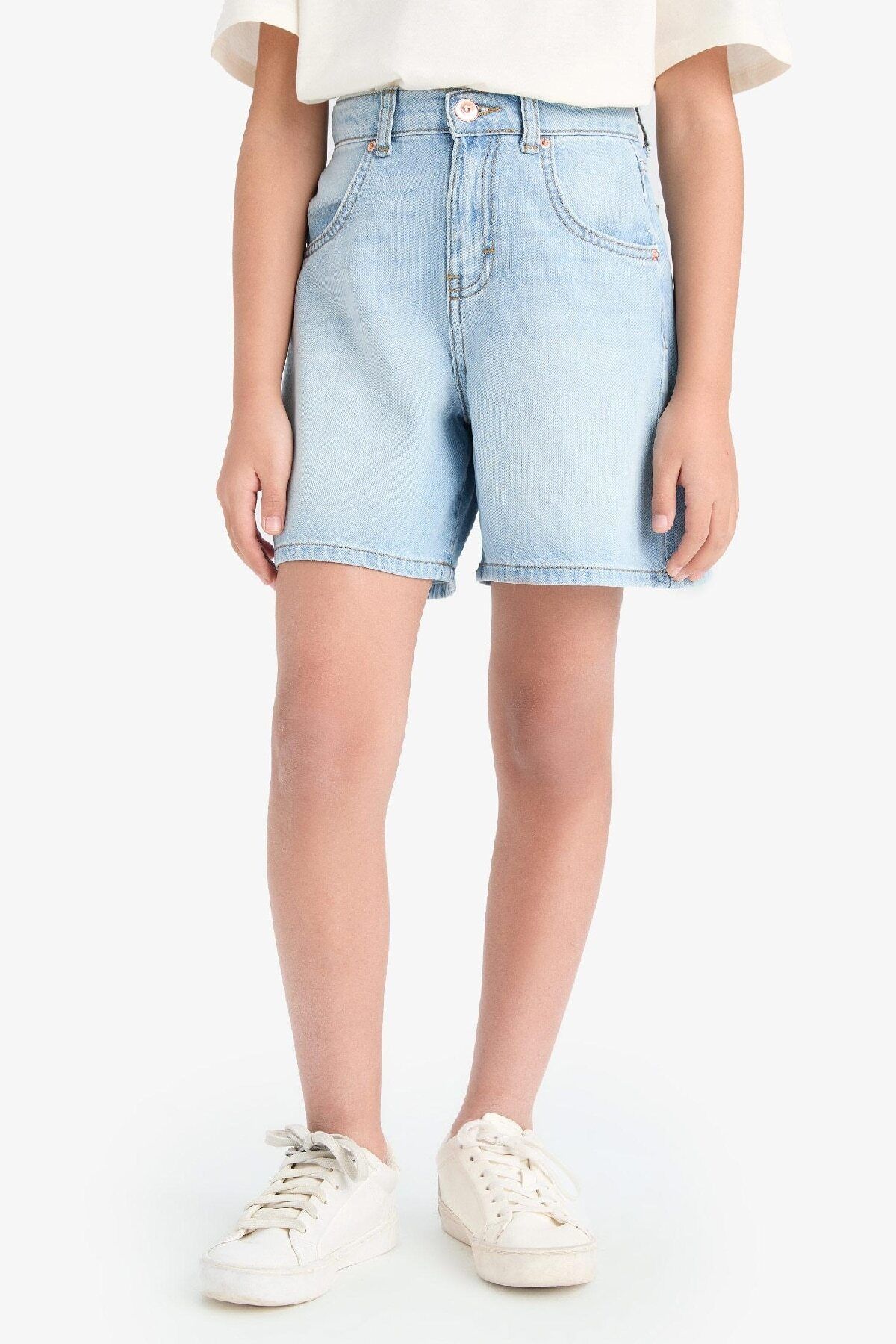 Defacto Kız Çocuk Jean Şort E0110A825SM