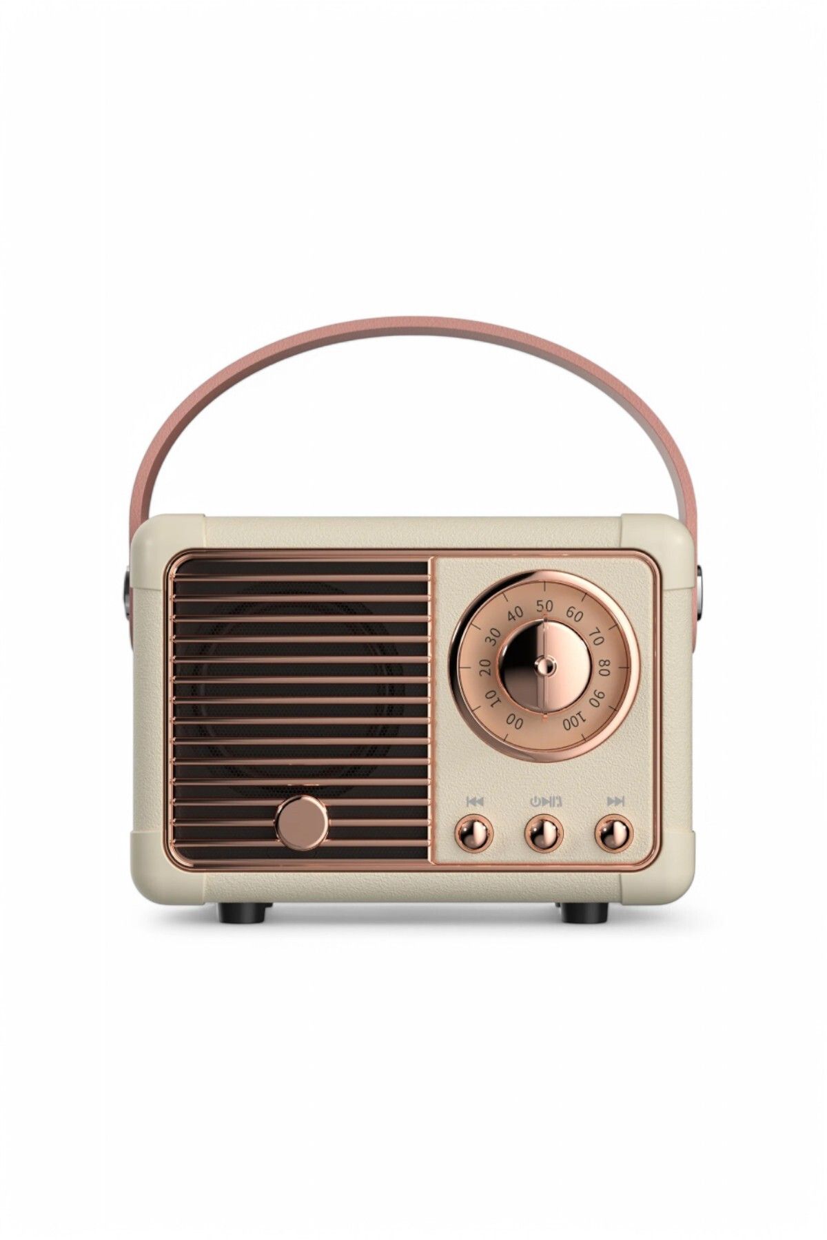 Doob Audio Bluetooth Hoparlör Kablosuz Taşınabilir Speaker Retro Krem Db-hm11 Bella