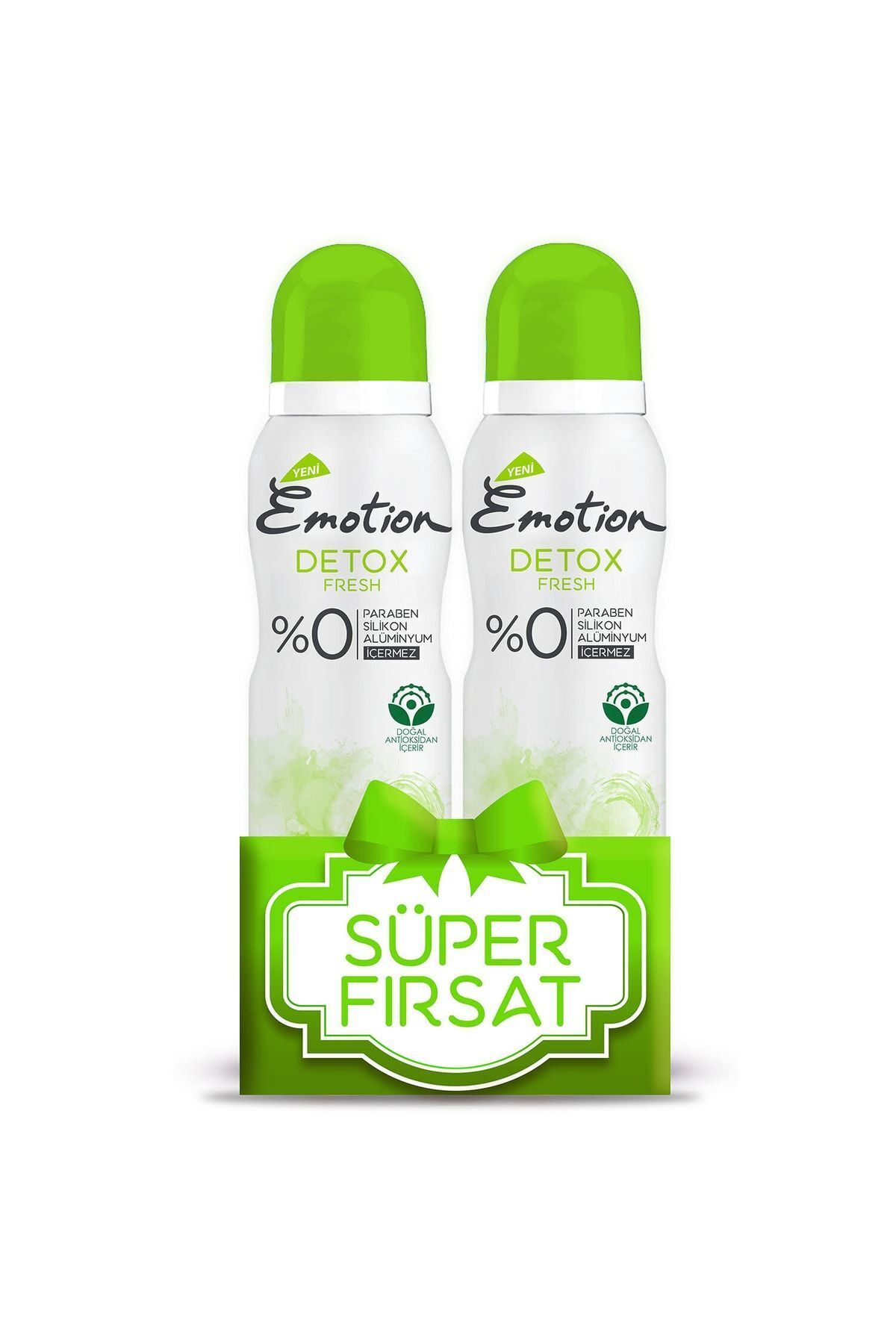Emotion Deodorant 150 ml Detox Fresh X2 Adet