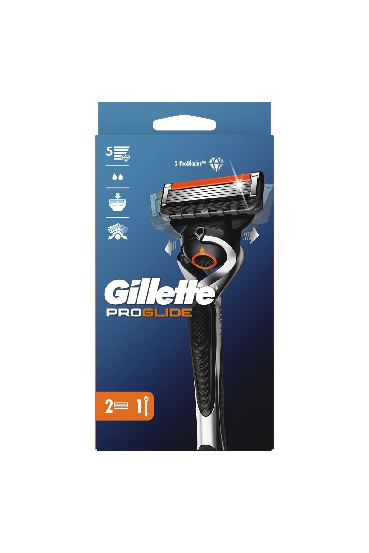 Gillette ProGlide Tıraş Makinesi + 2 Başlık