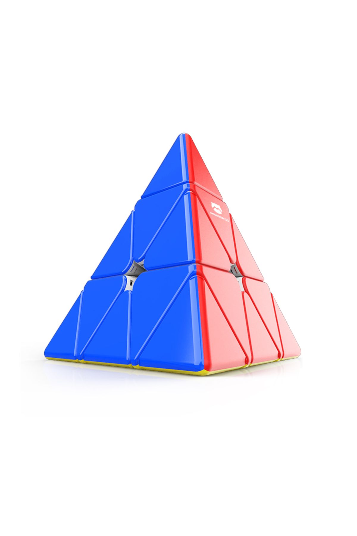 Coverzone Monster Go Pyraminx Küp Hız Piramit Çıkartmasız Küp Türkiye Resmi Satıcısı (GAN ÜRETİMİDİR)